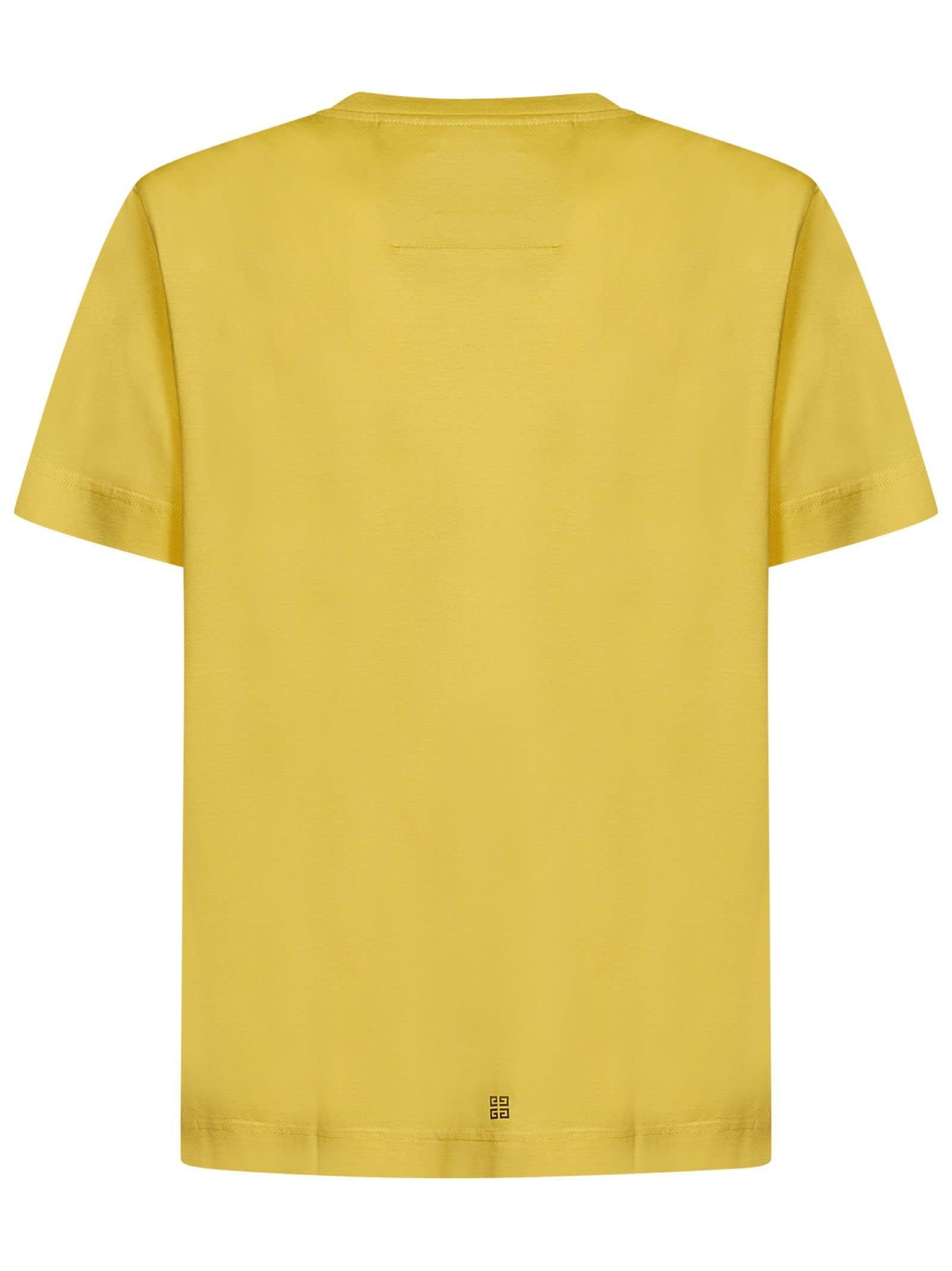 Givenchy yellow t clearance shirt