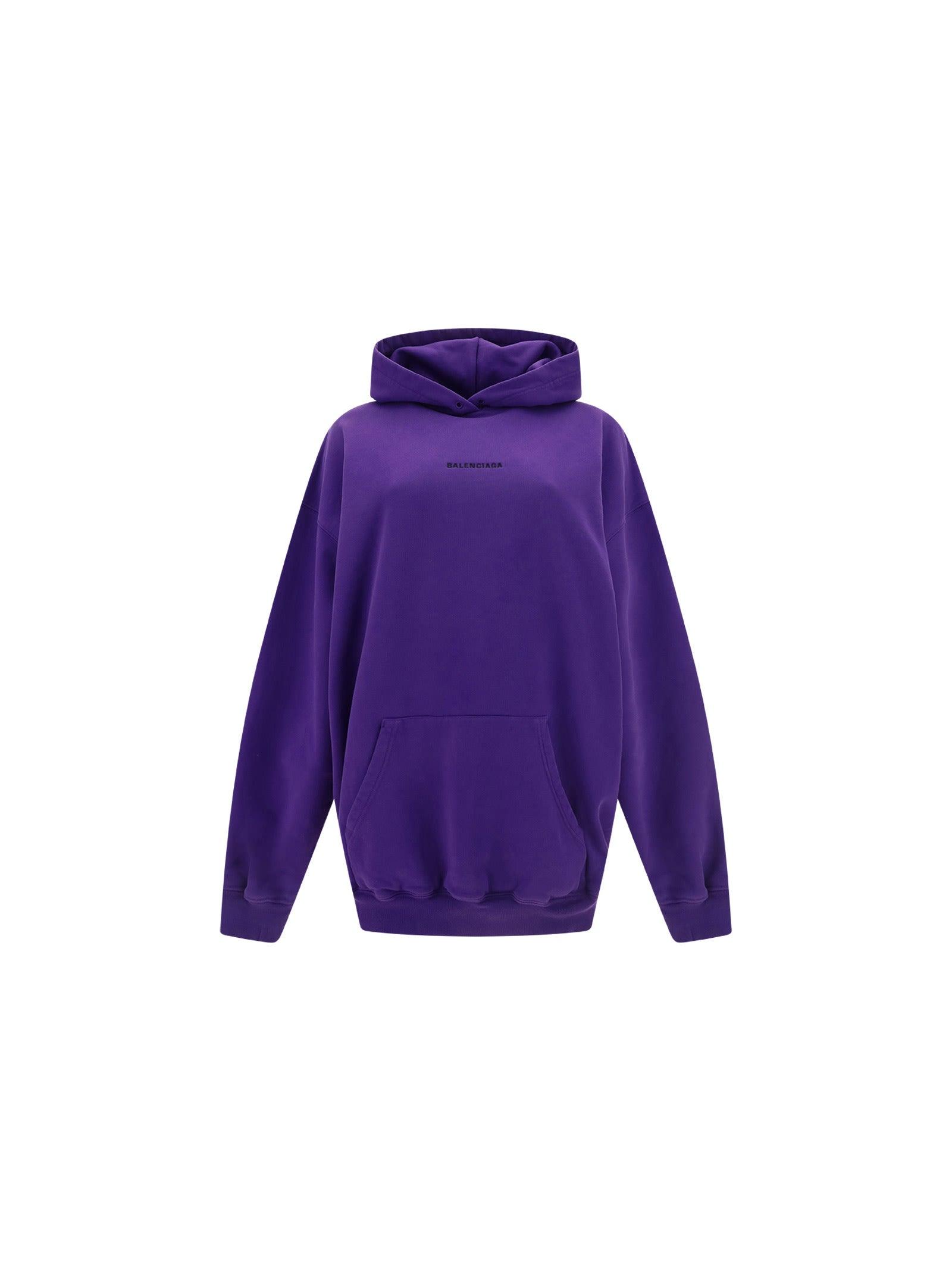 balenciaga sweatshirt purple