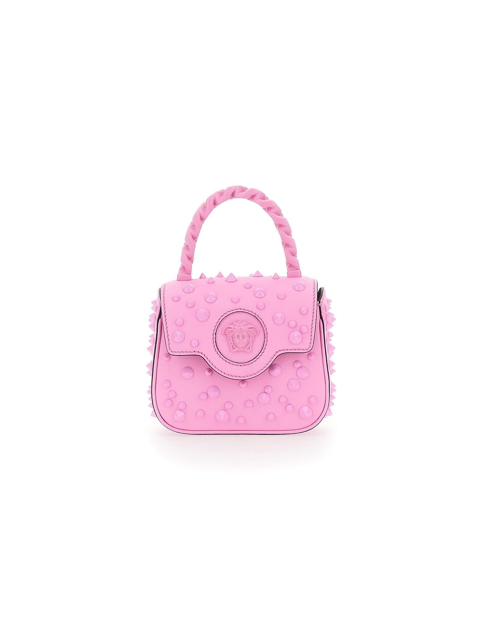 Versace Mini Pointed Studded Bag The Medusa in Pink Lyst