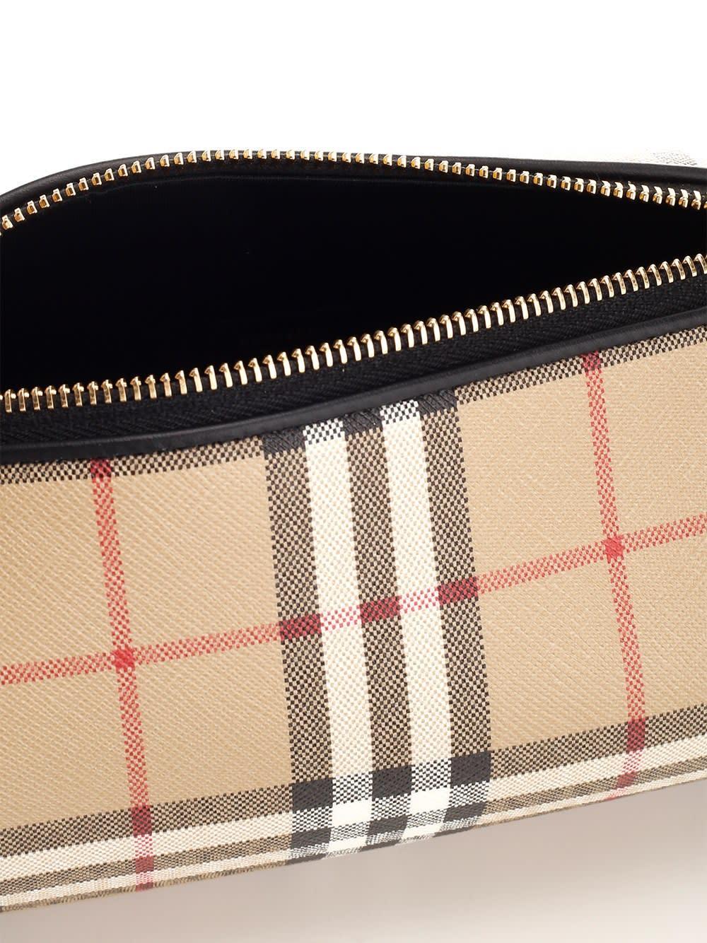 BURBERRY CHECK PRINT WALLET – Baltini