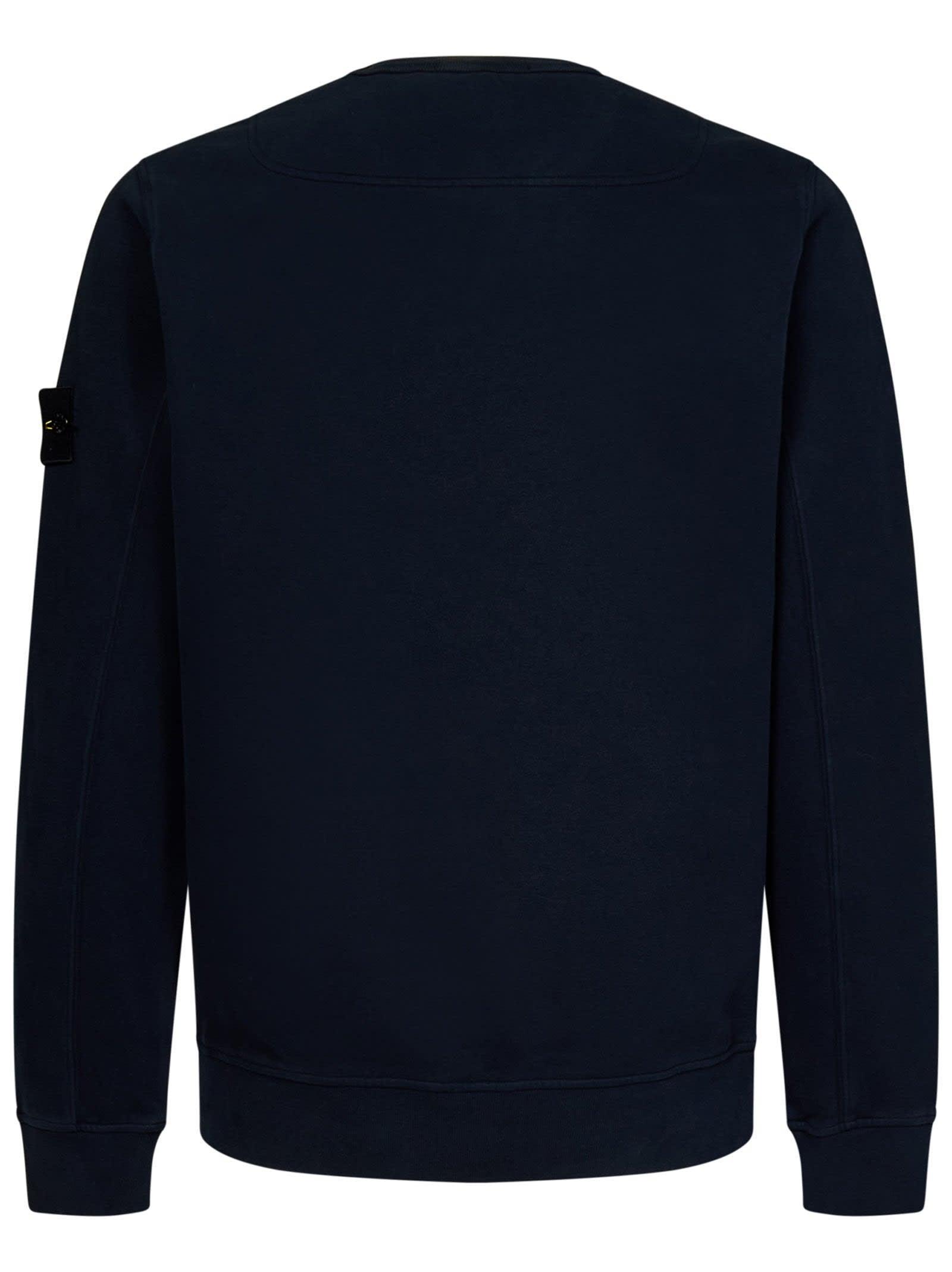 Stone island on sale crewneck blue