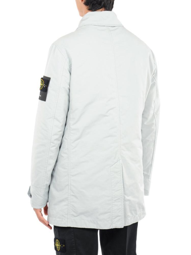 Stone Island Men's Outerwear Jacket in White for Men | Lyst