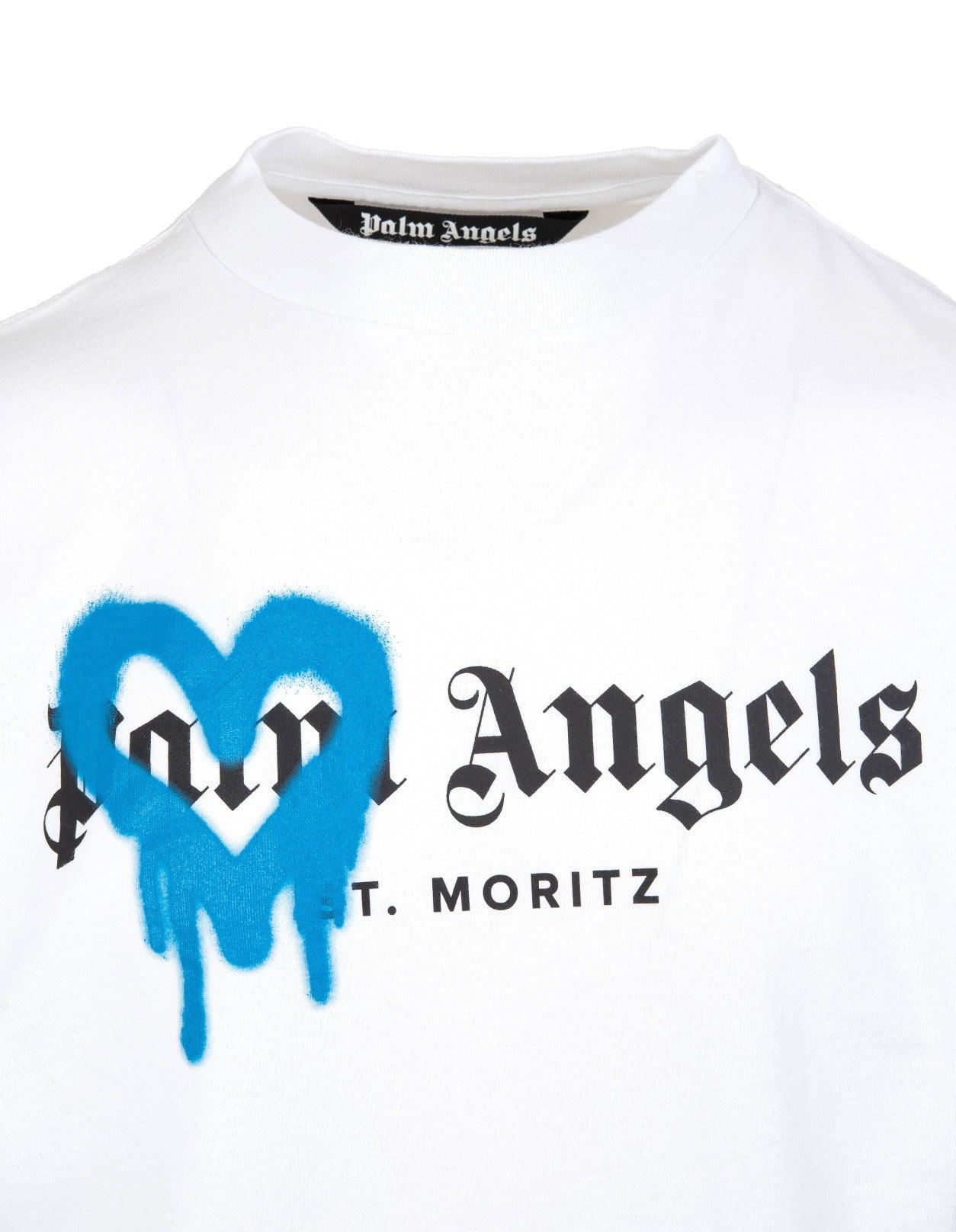 Palm Angels Blue T-shirt