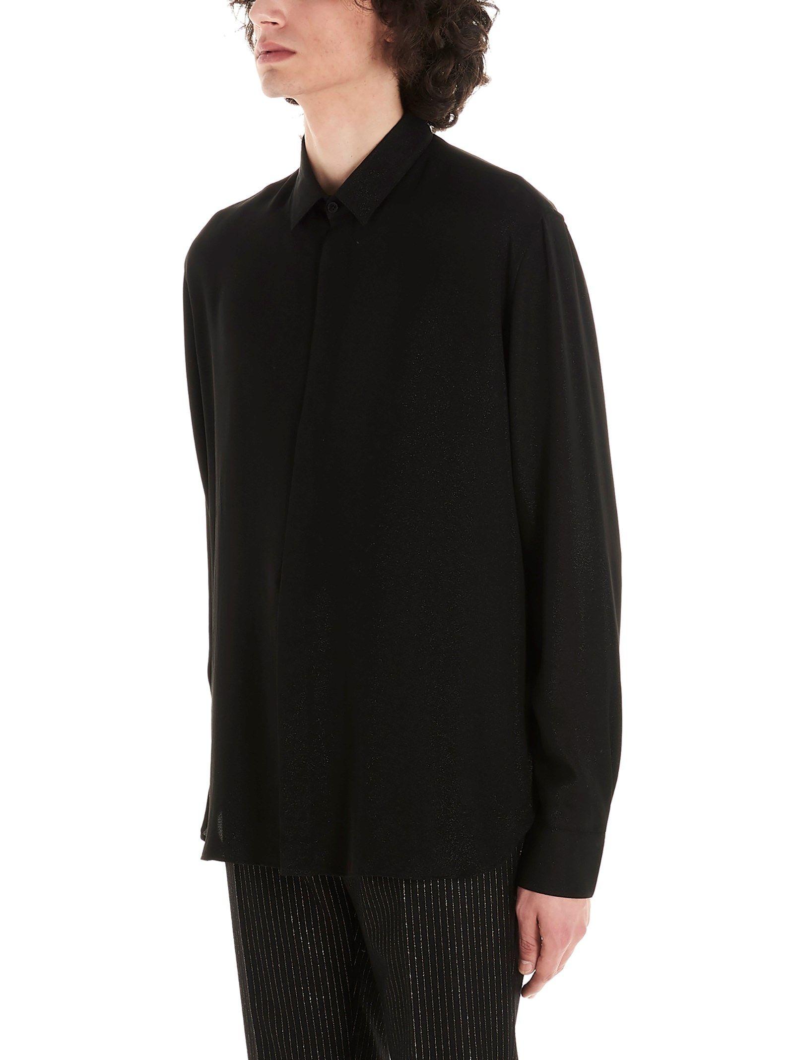 silk saint laurent shirt