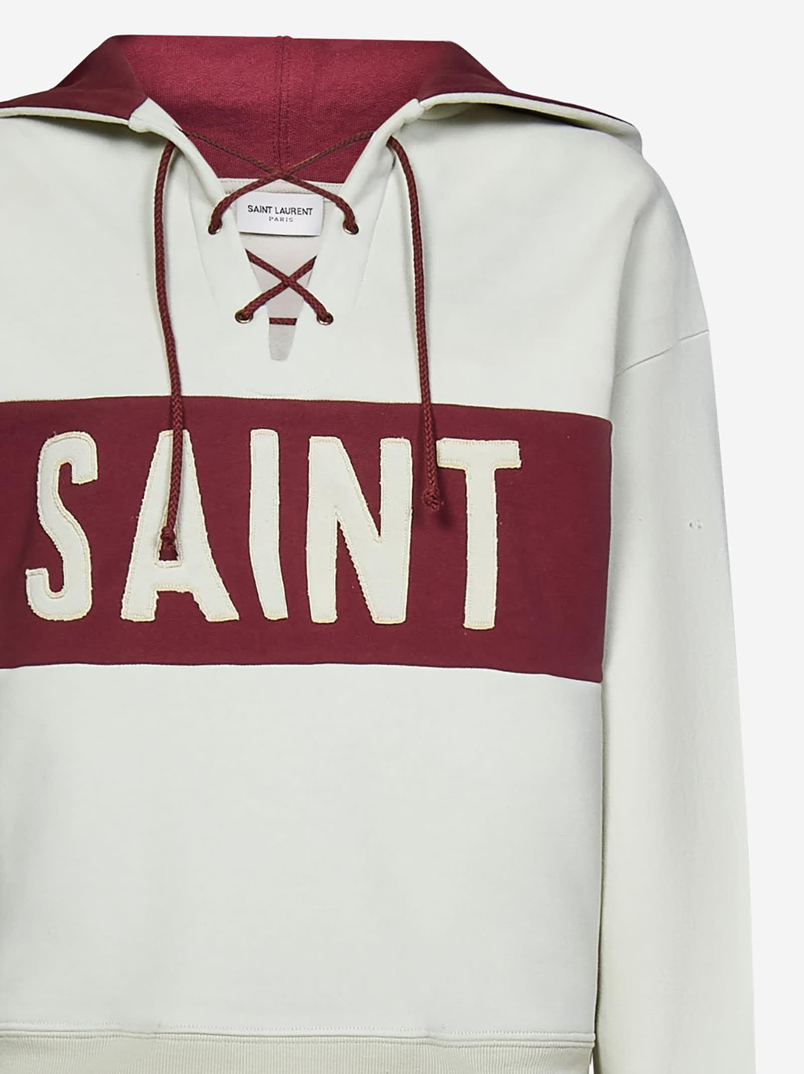 Saint laurent hoodie pink top