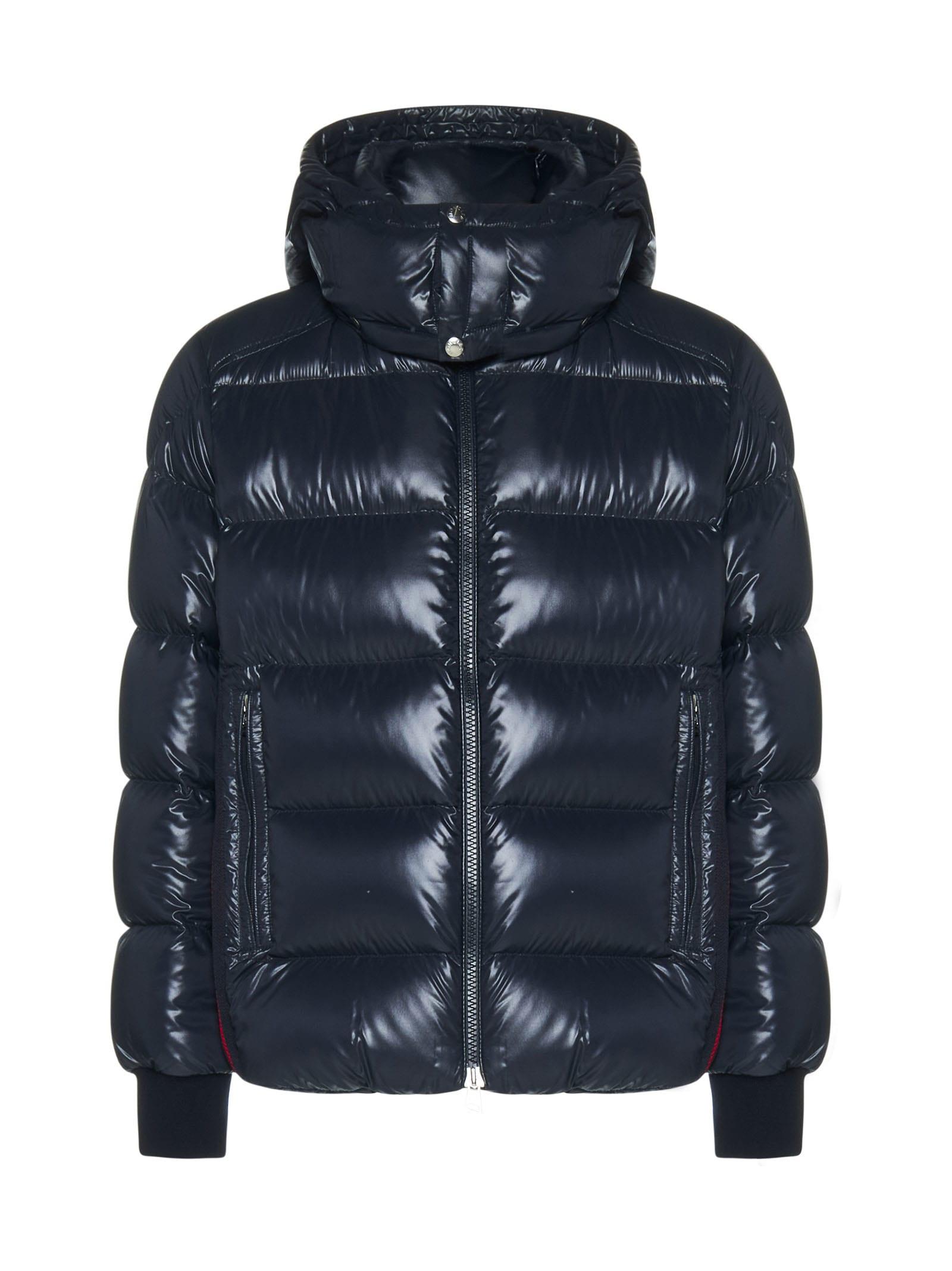 Moncler Lunetiere Quilted Nylon Down Jacket in Blue for Men | Lyst