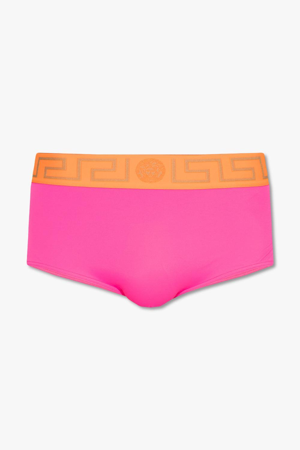 Versace Pink Swim Briefs | Lyst