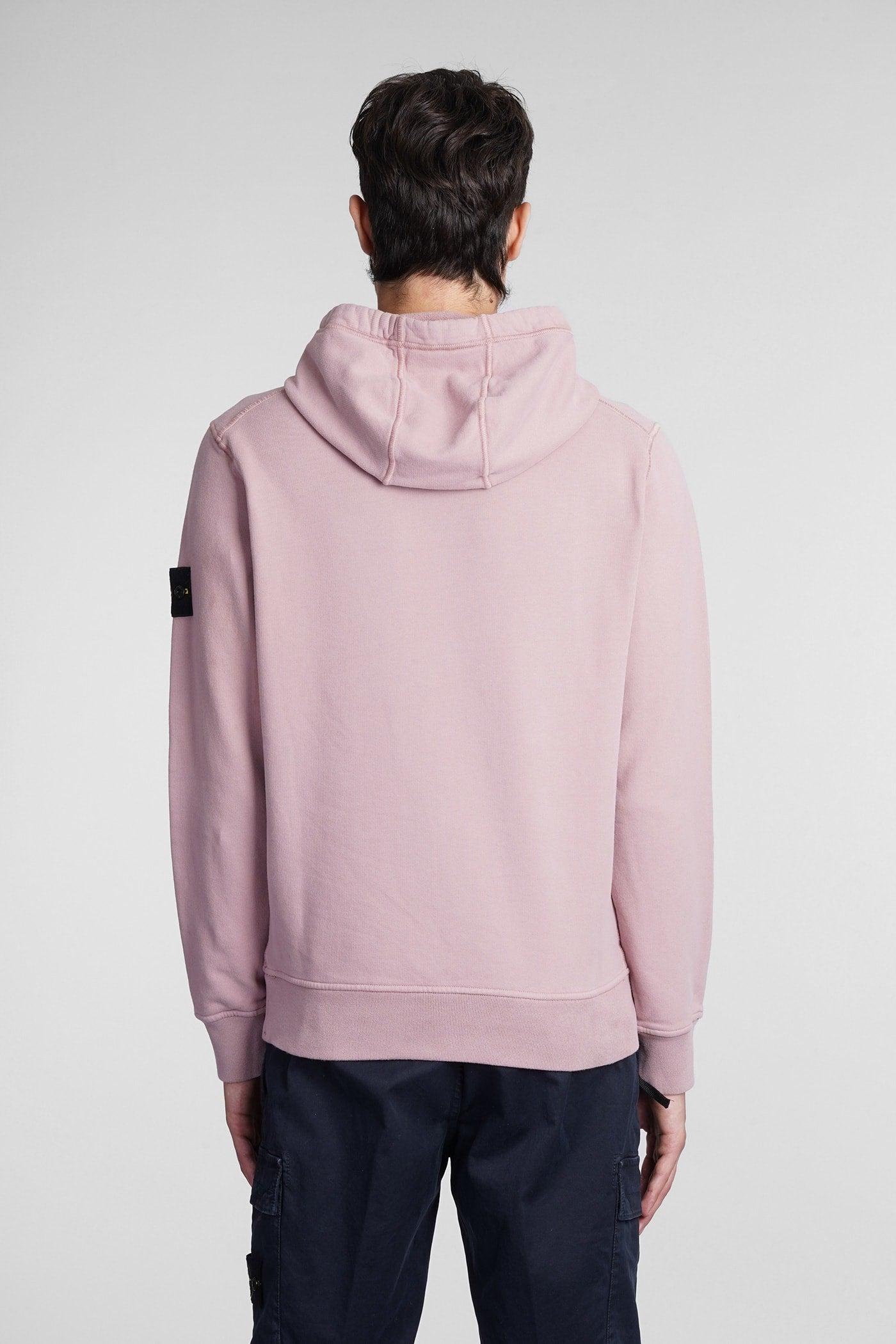 Stone Island Sweatshirt In Rose-pink Cotton for Men - Save 43% | Lyst