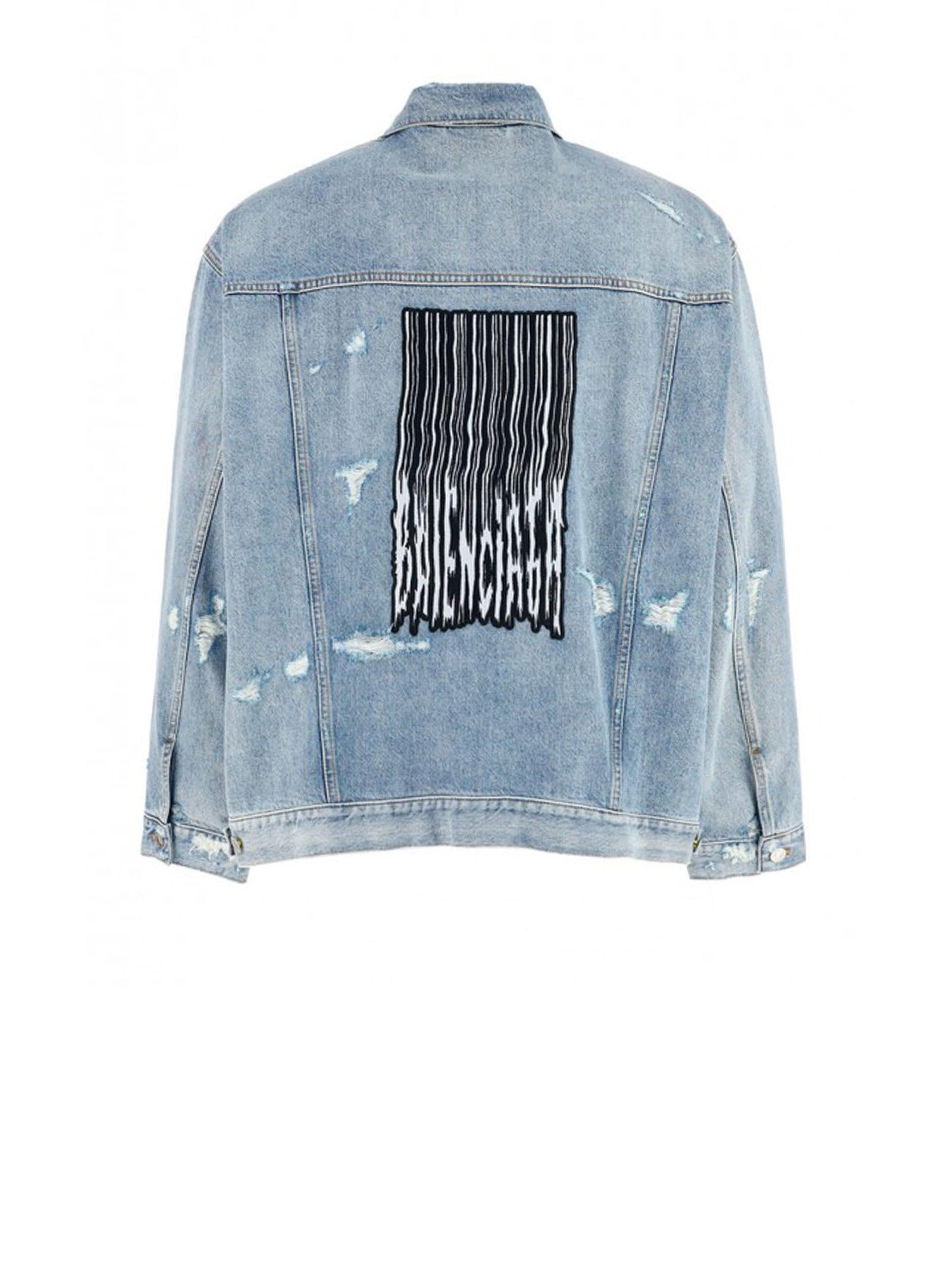 Balenciaga Denim Jacket - Women in Blue 