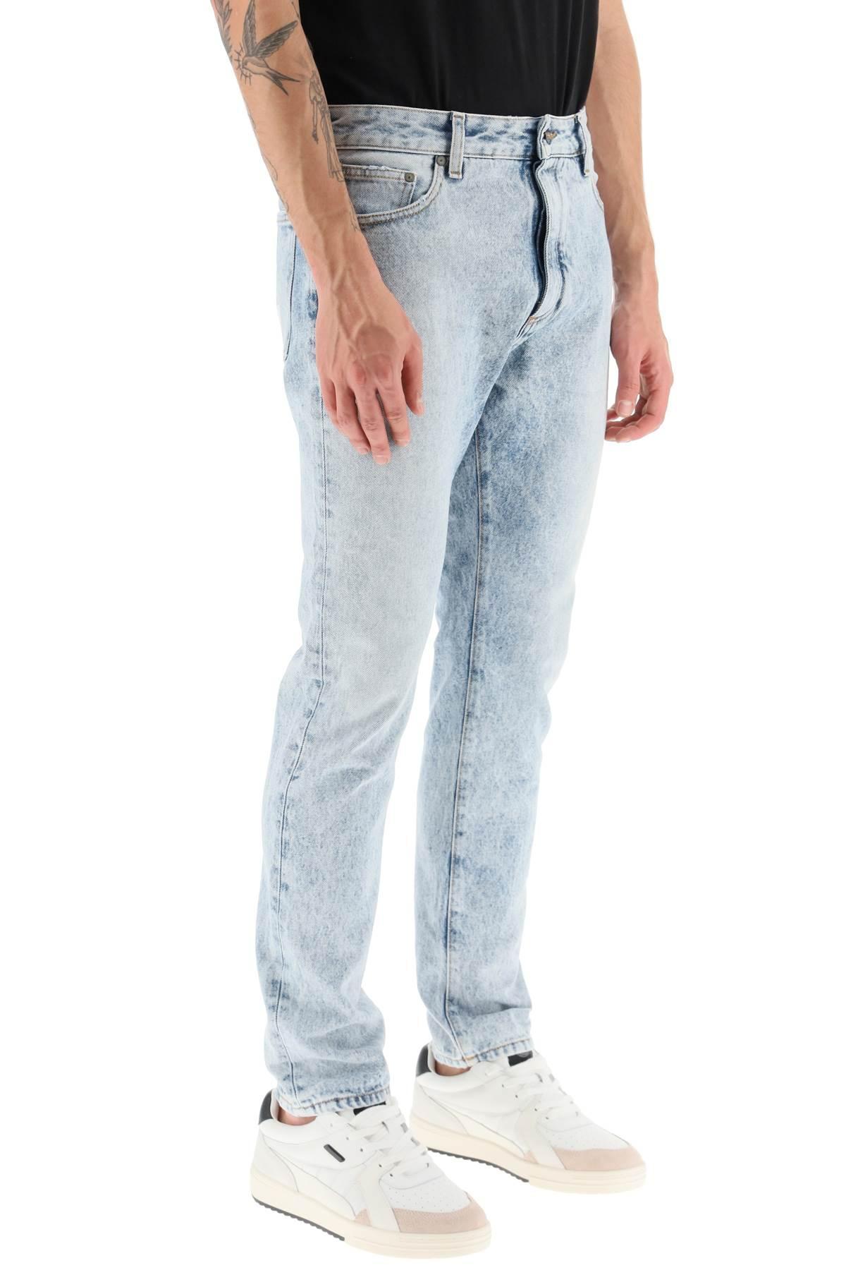 Lee Men Travis Tinted Indigo Solid Slim Fit Jeans