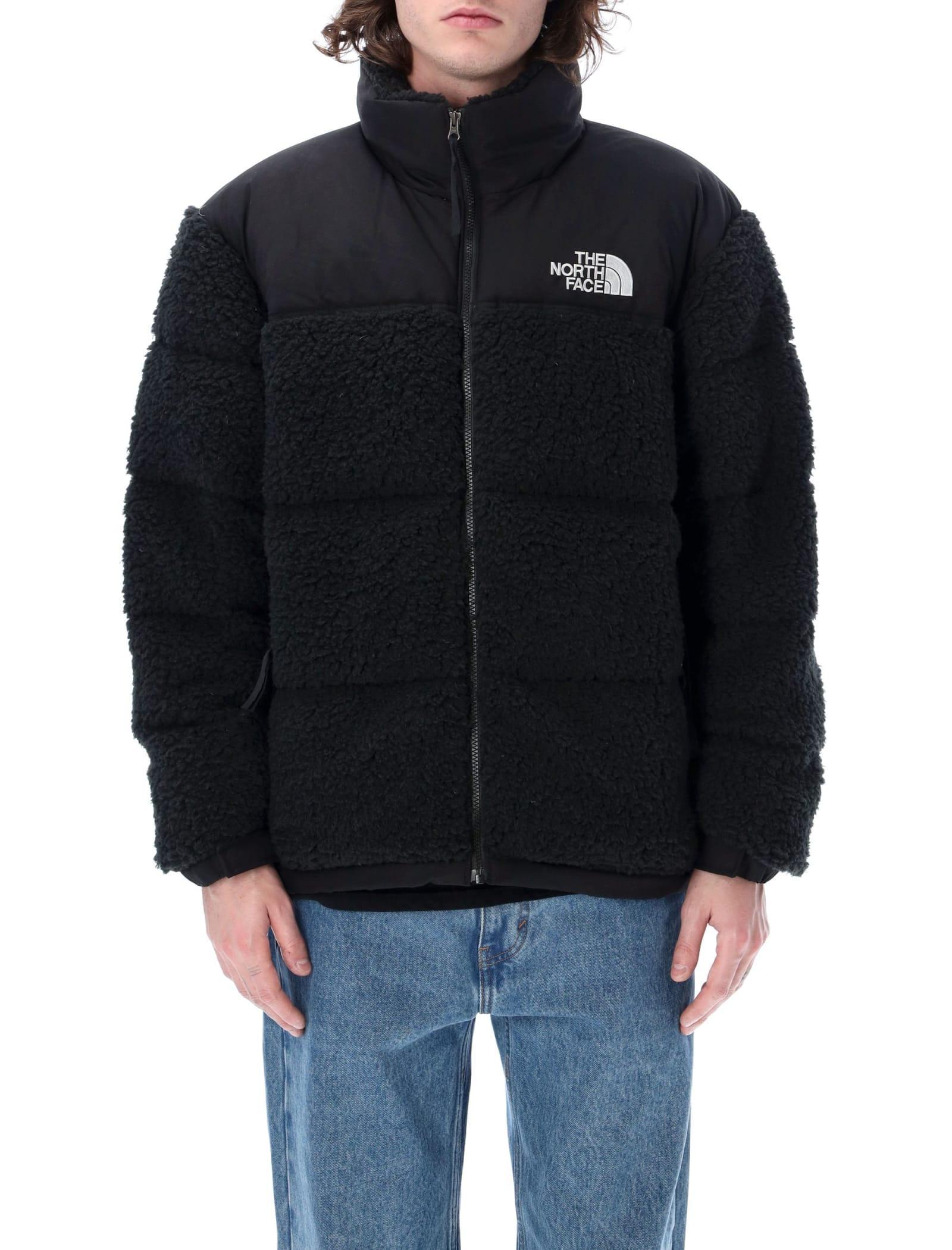 The North Face High Pile Nuptse Puffer Jacket in Black for Men | Lyst