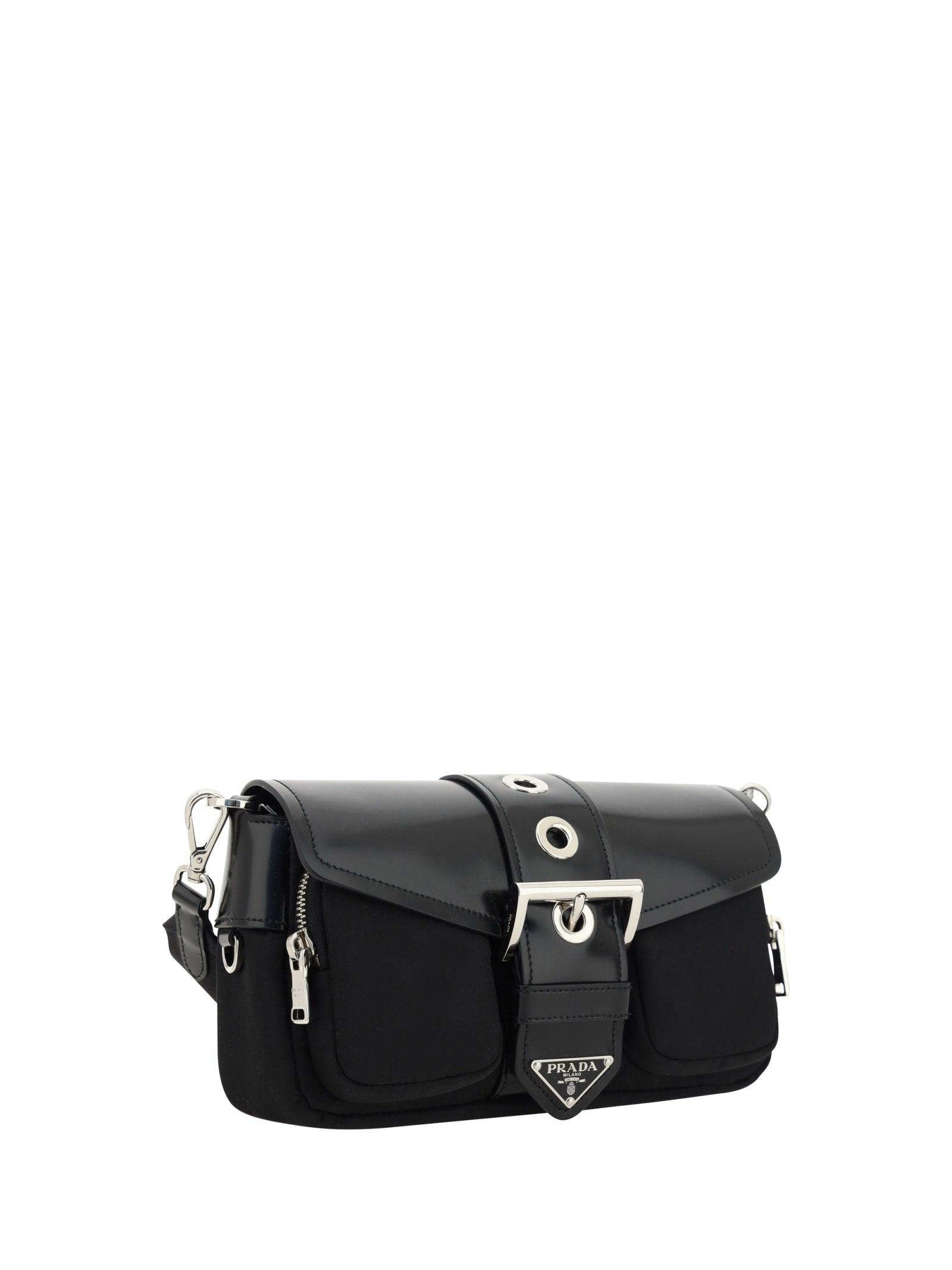 Prada Women's Pattina Tessuto Crossbody Bag