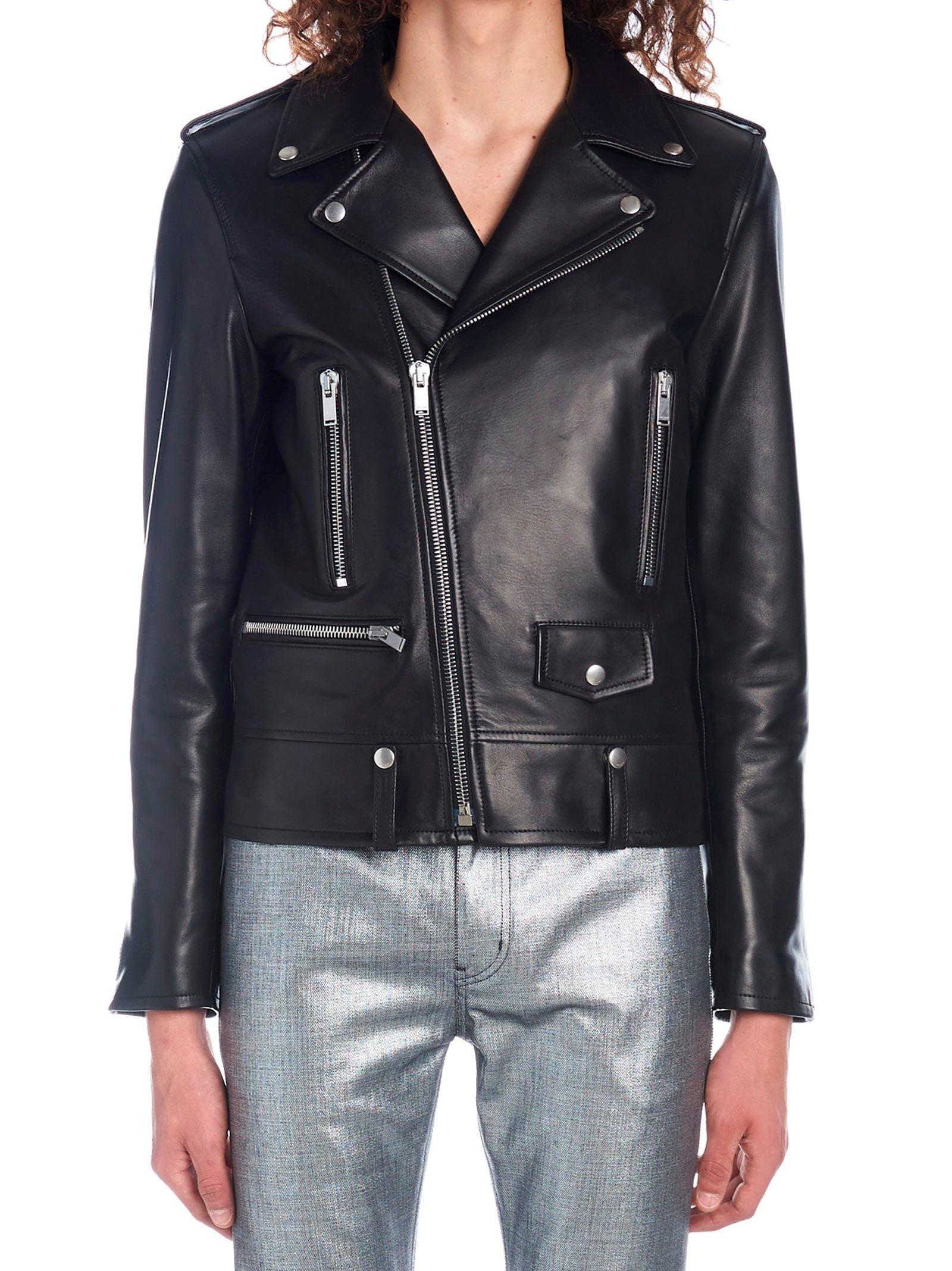 saint laurent classic motorcycle jacket