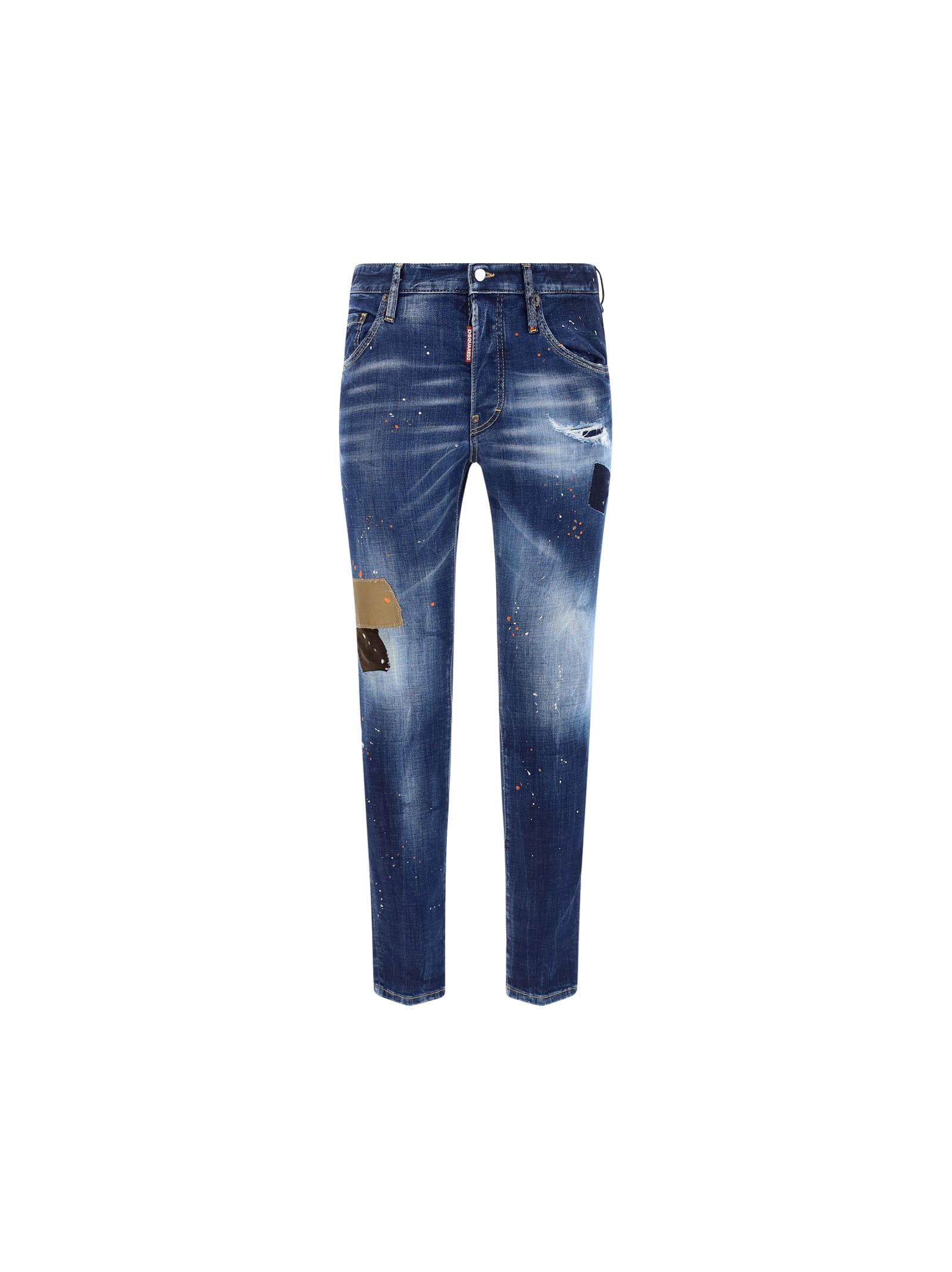 DSquared² Denim Jeans in Blue Navy (Blue) for Men - Save 54% | Lyst