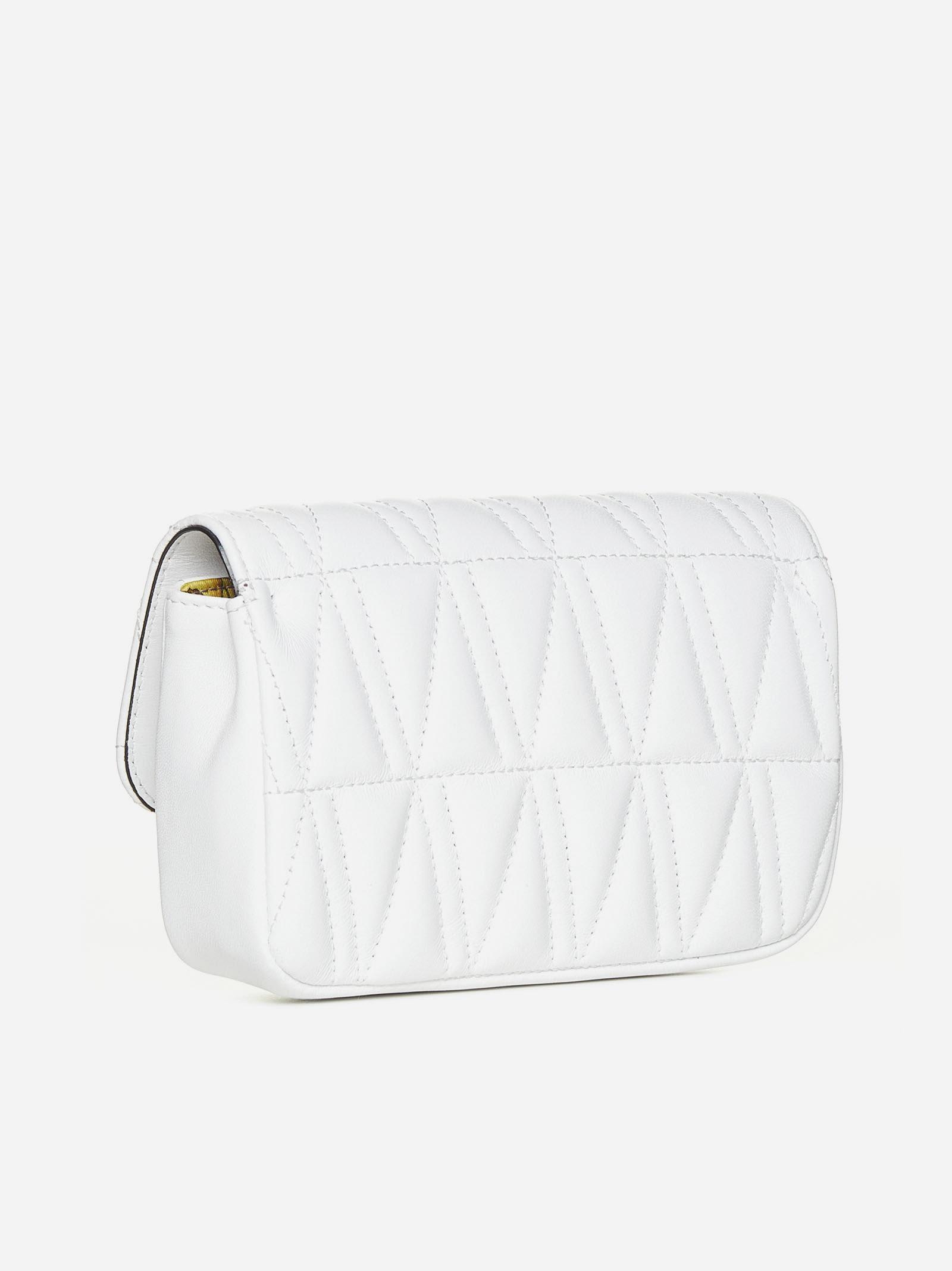 Versace Virtus Mini Bag, Female, White, One Size
