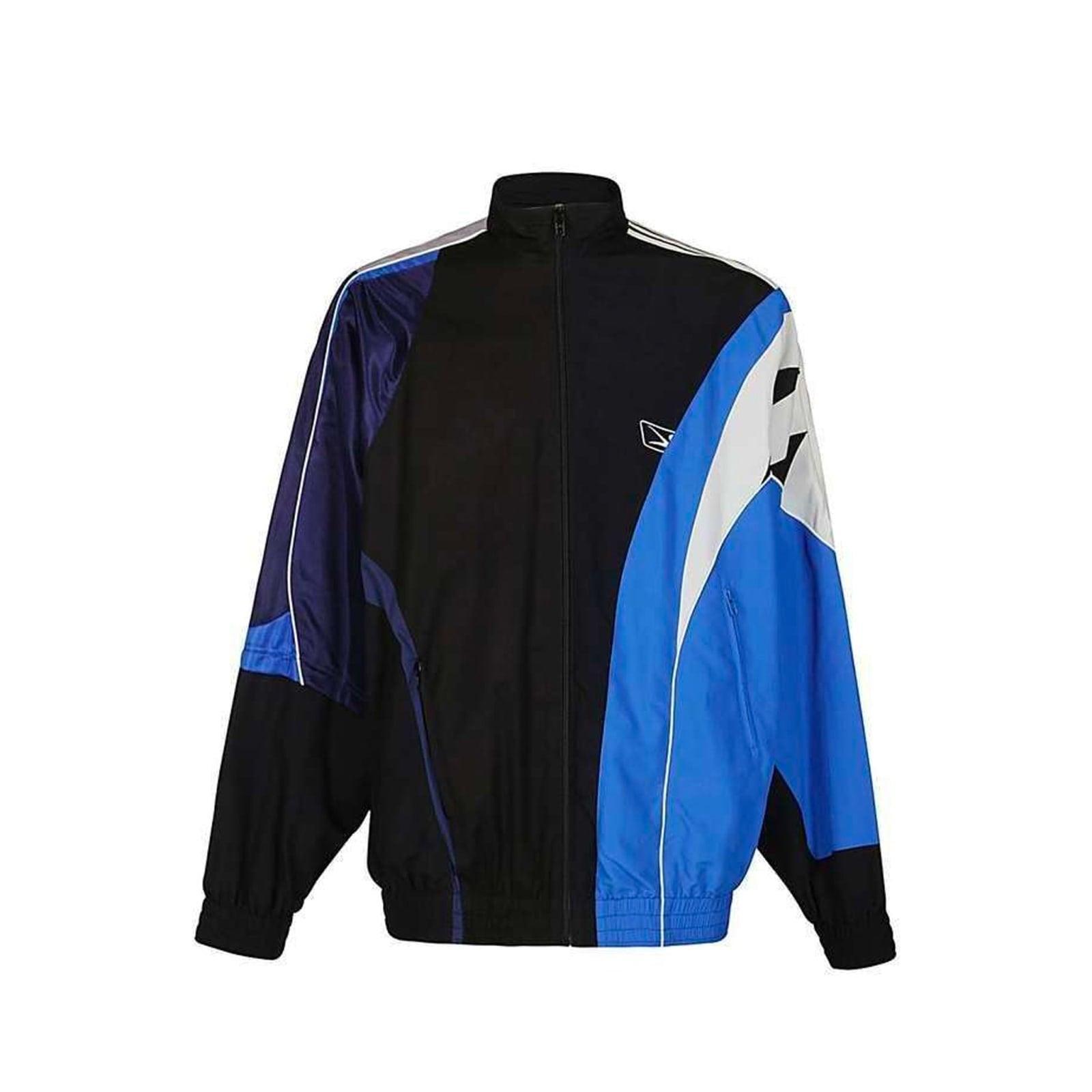 balenciaga windbreaker mens blue