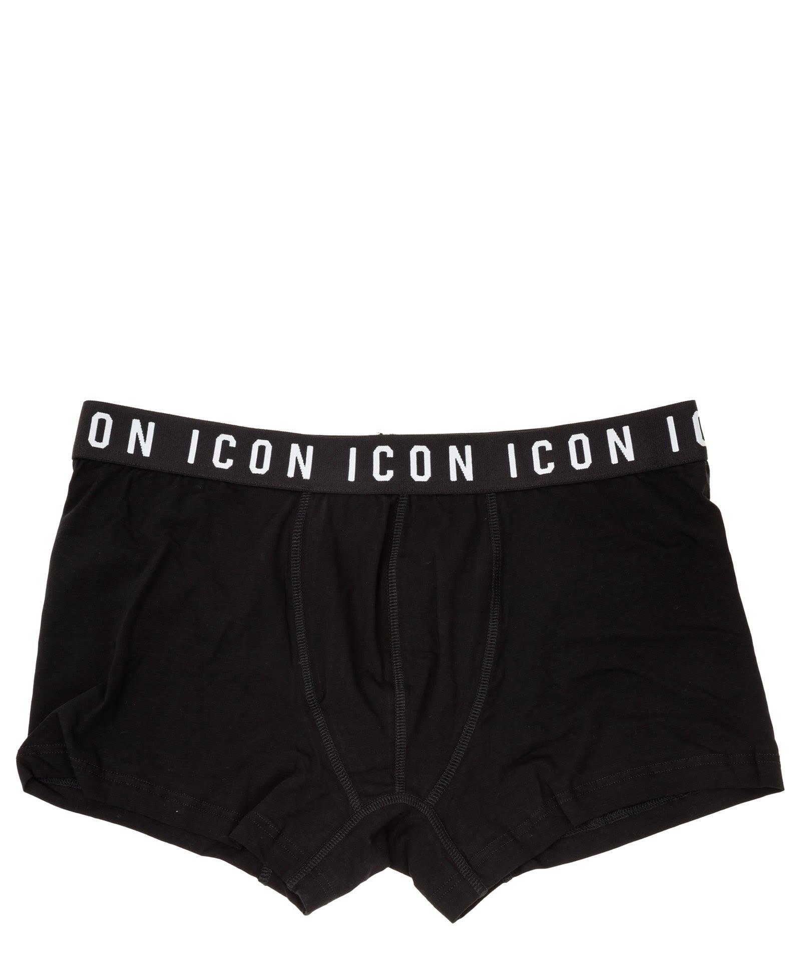 DSquared² Cotton Icon Slip in Black for Men Mens Underwear DSquared² Underwear 