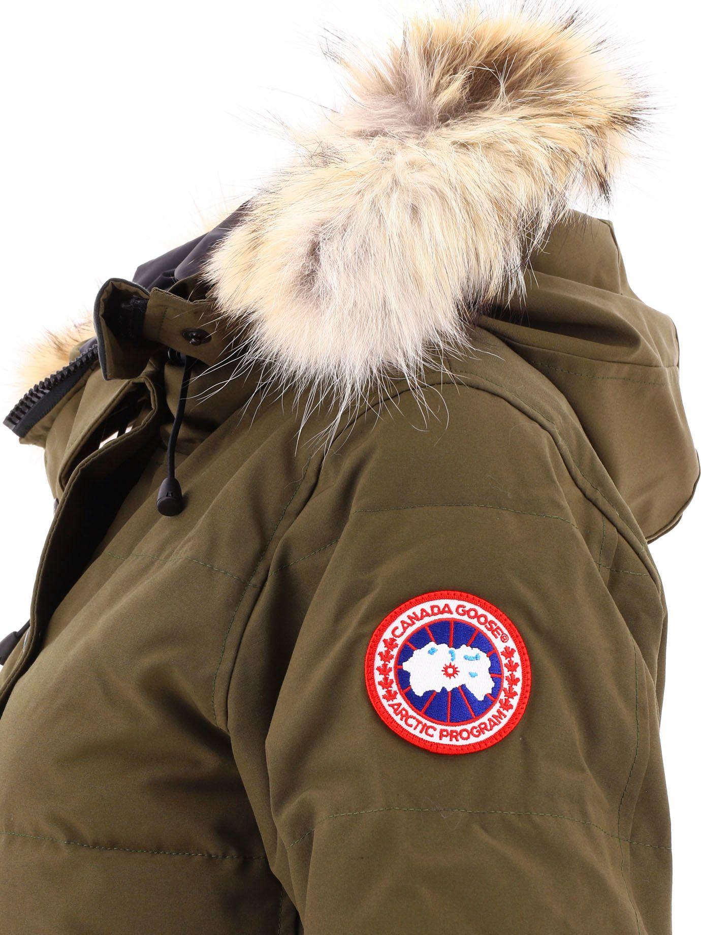 khaki green canada goose coat womens