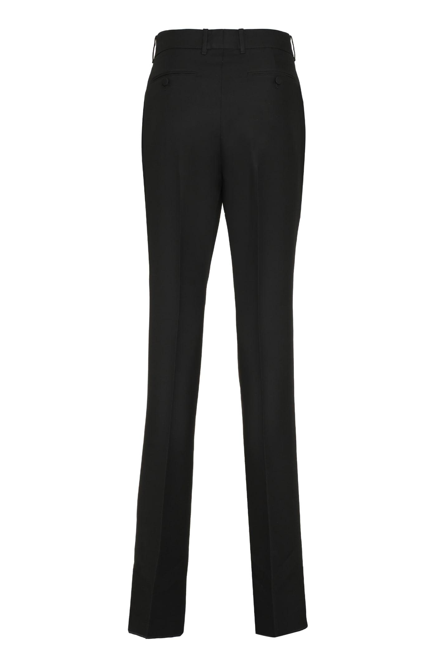 Gucci GG-canvas Tailored Relaxed Trousers - Black