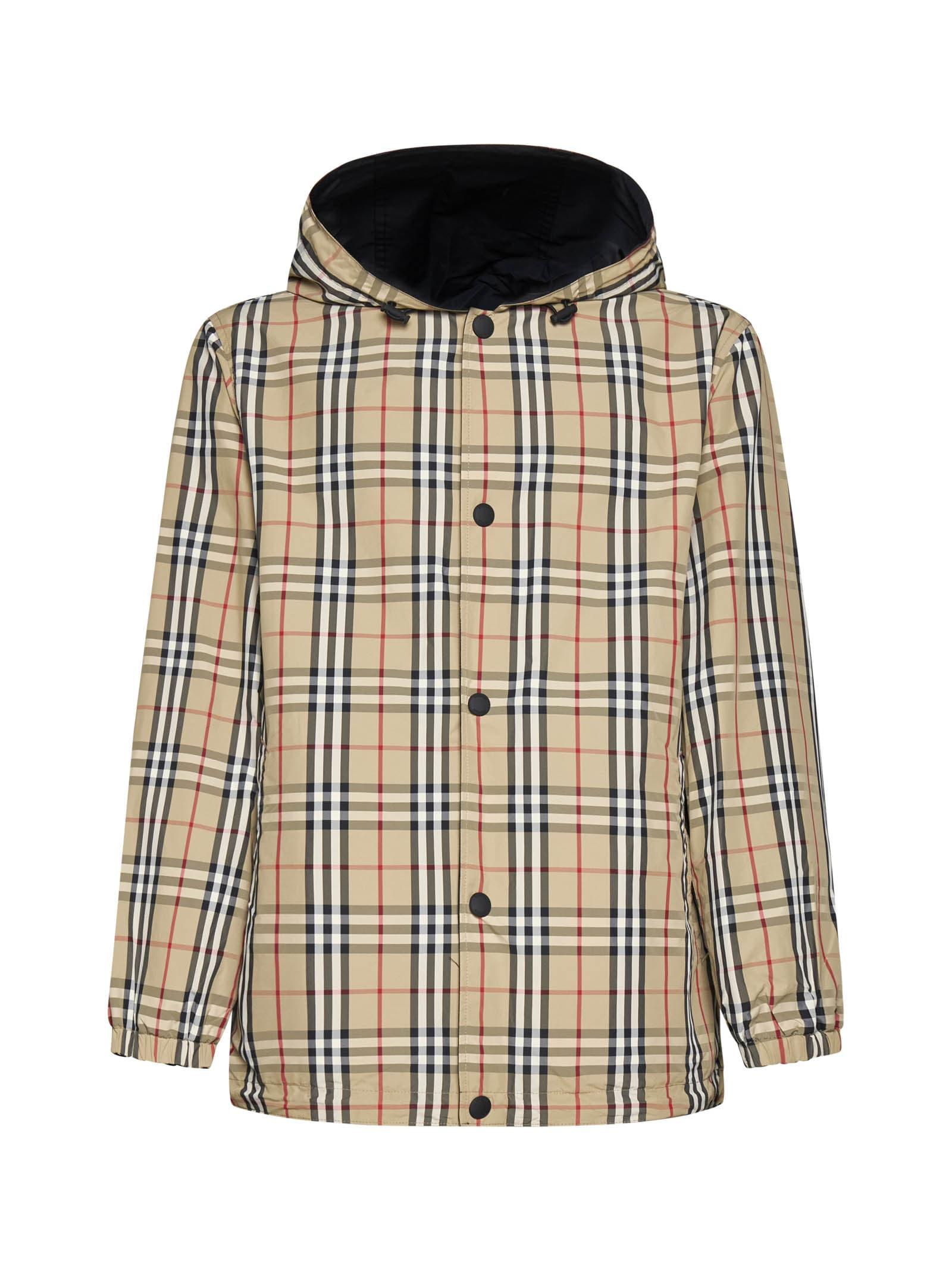 Burberry nova outlet check hoodie