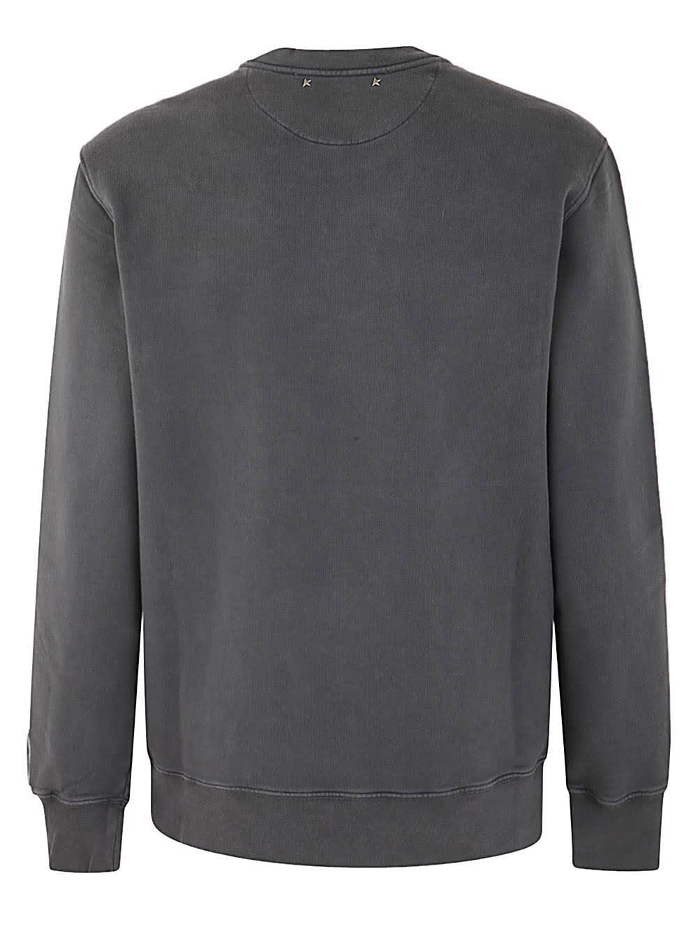 Golden Goose Golden M S Regular Sweatshirt Distressed Cotton