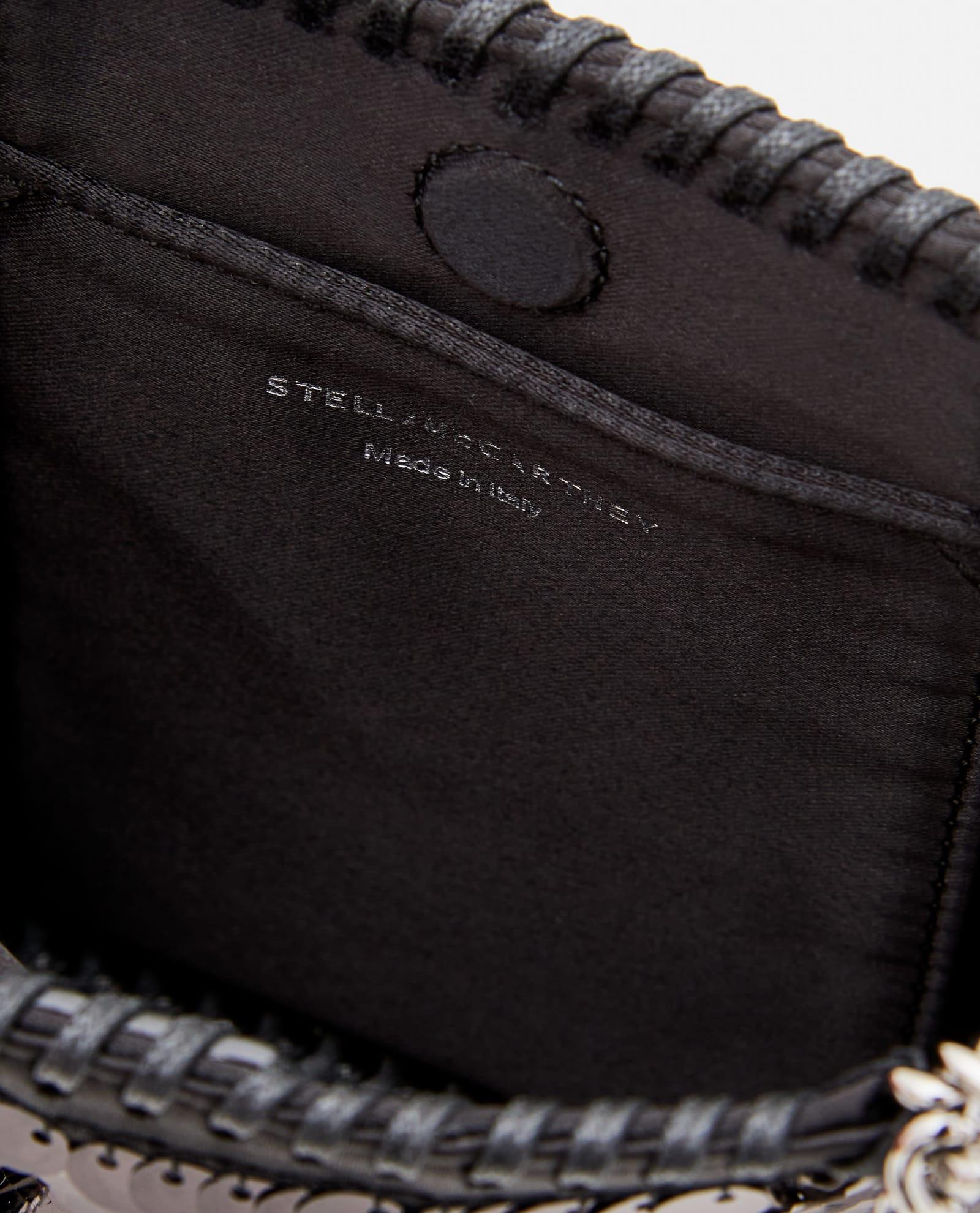 Stella McCartney Mini Shoulder Bag Oversized Paillettes in Black | Lyst