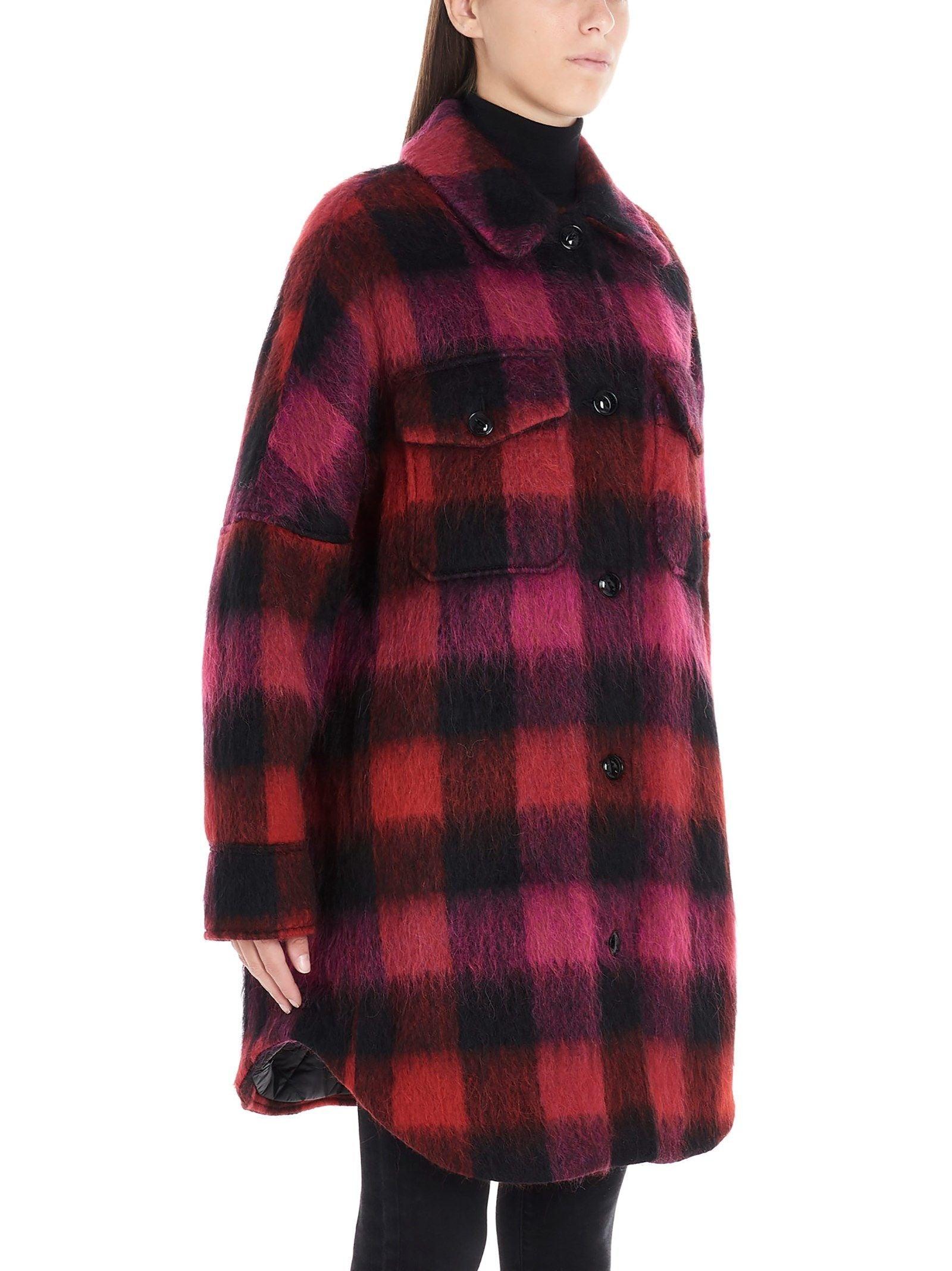 Woolrich Women's Wool Coat in Red 