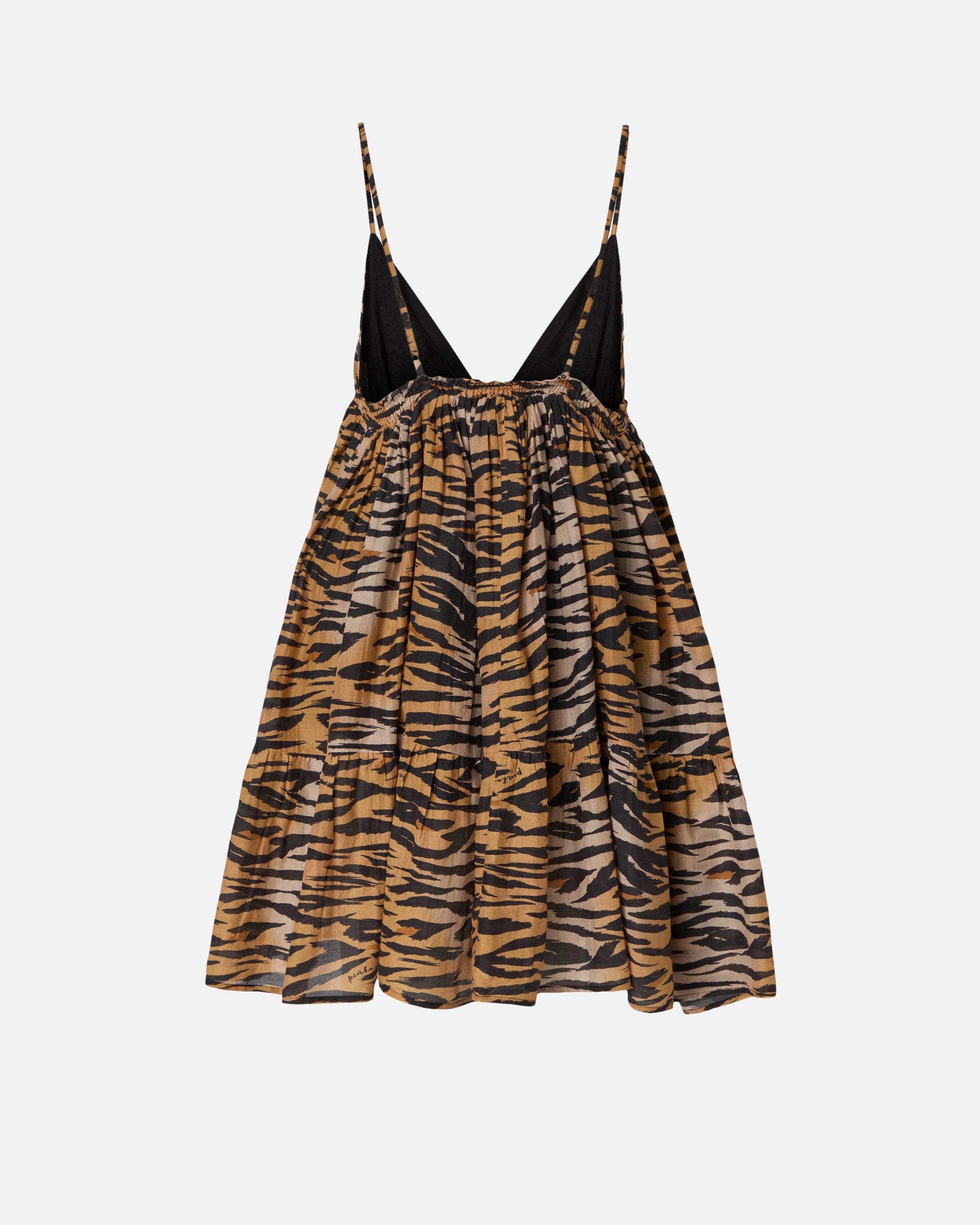 blue dress for baby girl Darcie Leopard Print Bodycon Dress main image 0