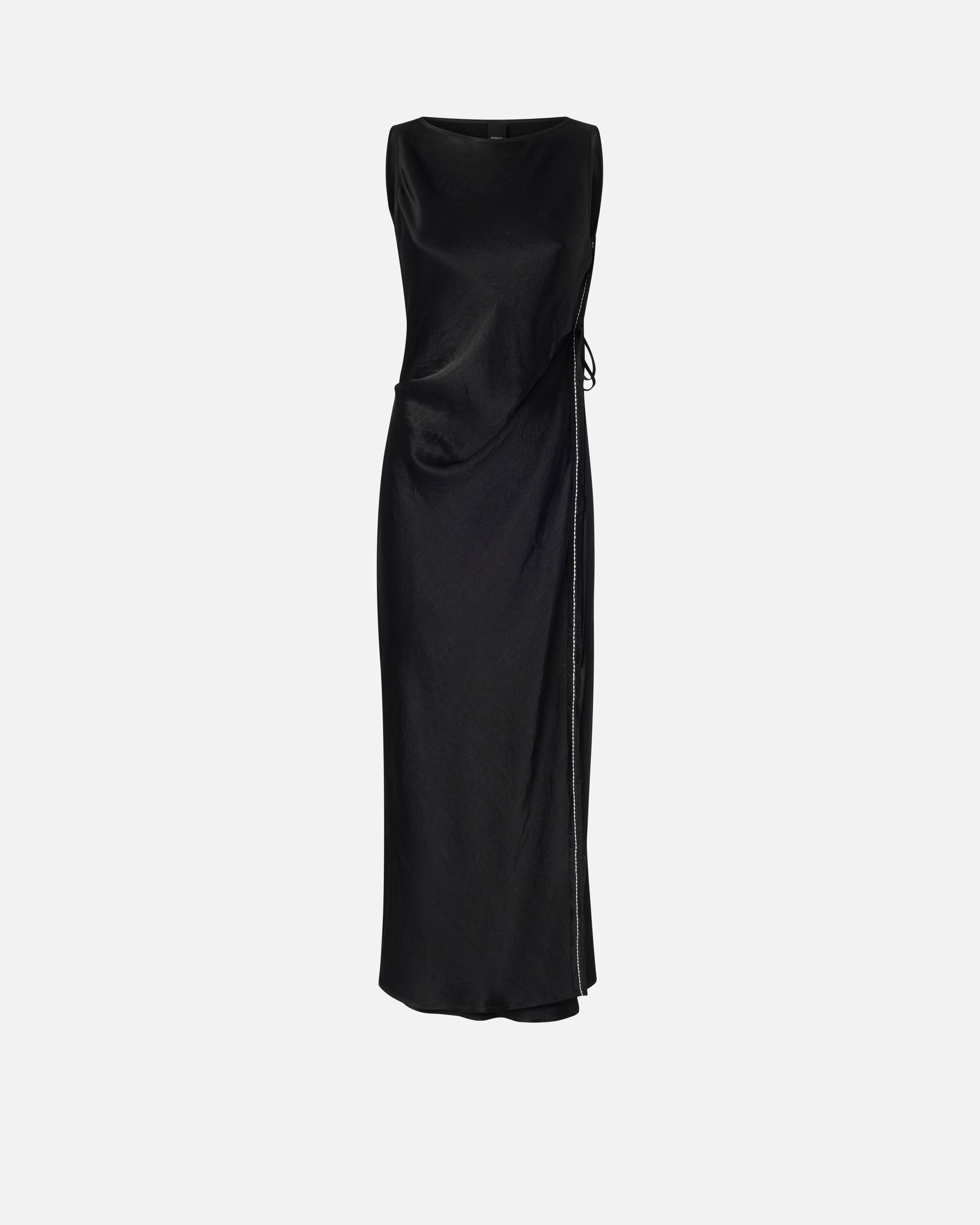ワンピース Pinko AMICO MIO SATIN DRESS WITH SIDE TIE 105011-A2BU-C04_1__96266.