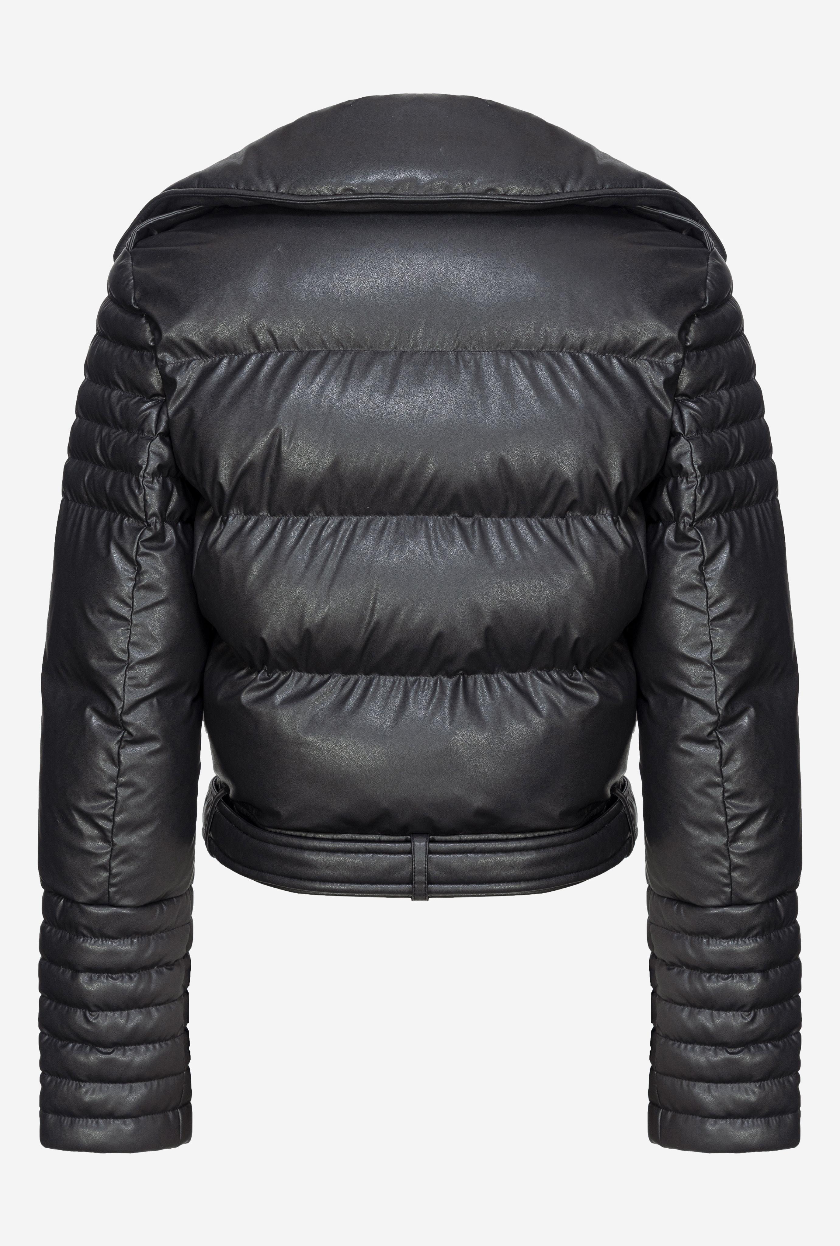 Light black leather clearance jacket