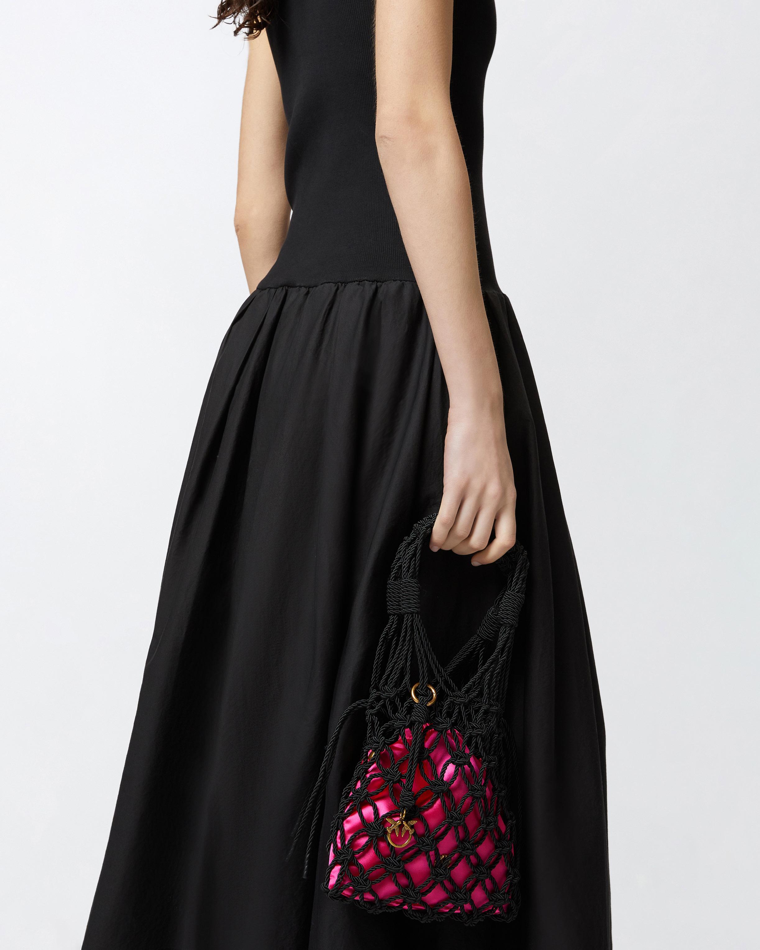 Pinko Evening Handbag With Woven Mesh in Red | Lyst