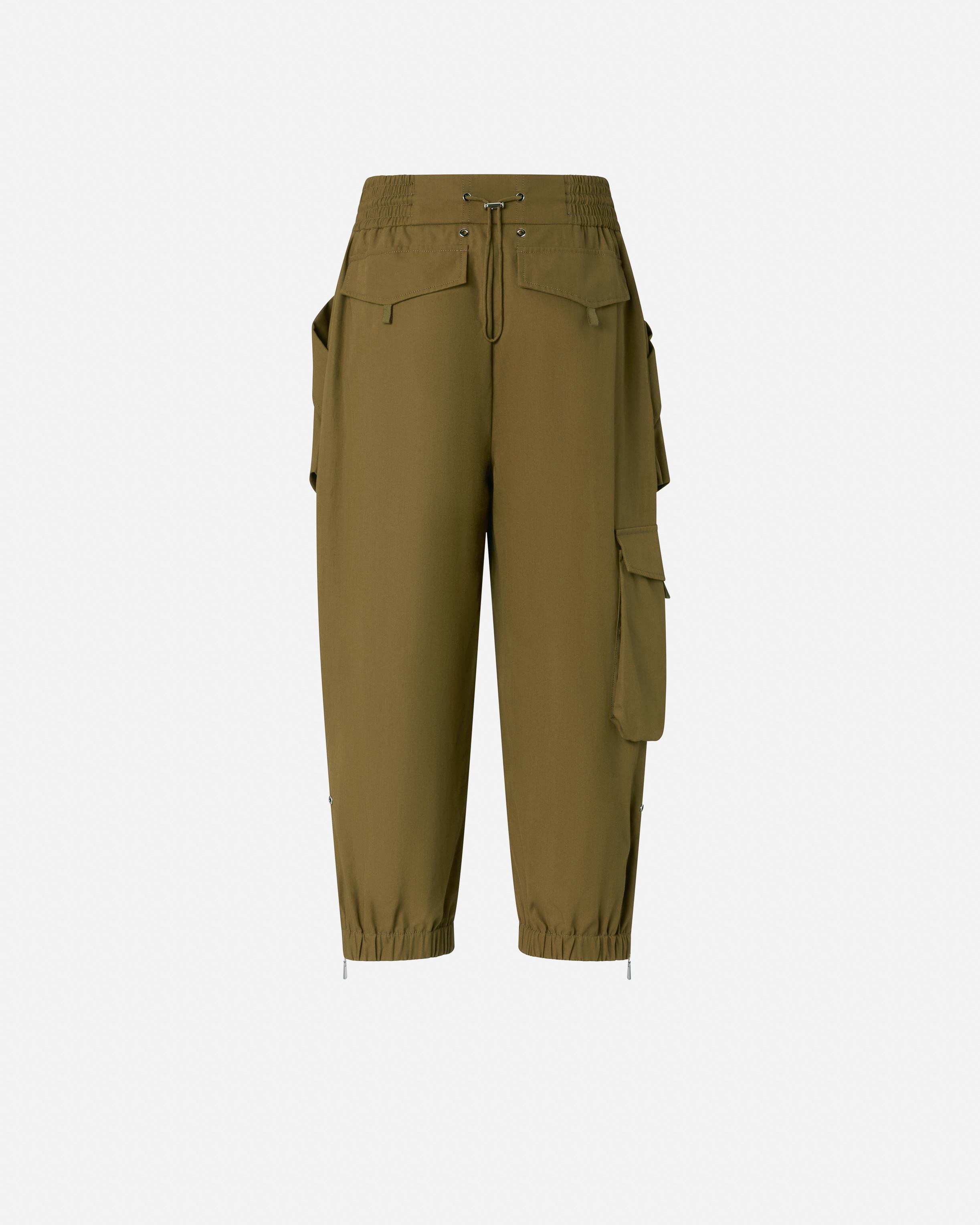 パンツ PINKO Woman Pants Green 104941A2HA S1C Pinko Pants With Belt Loops And Pleats in Green | Lyst