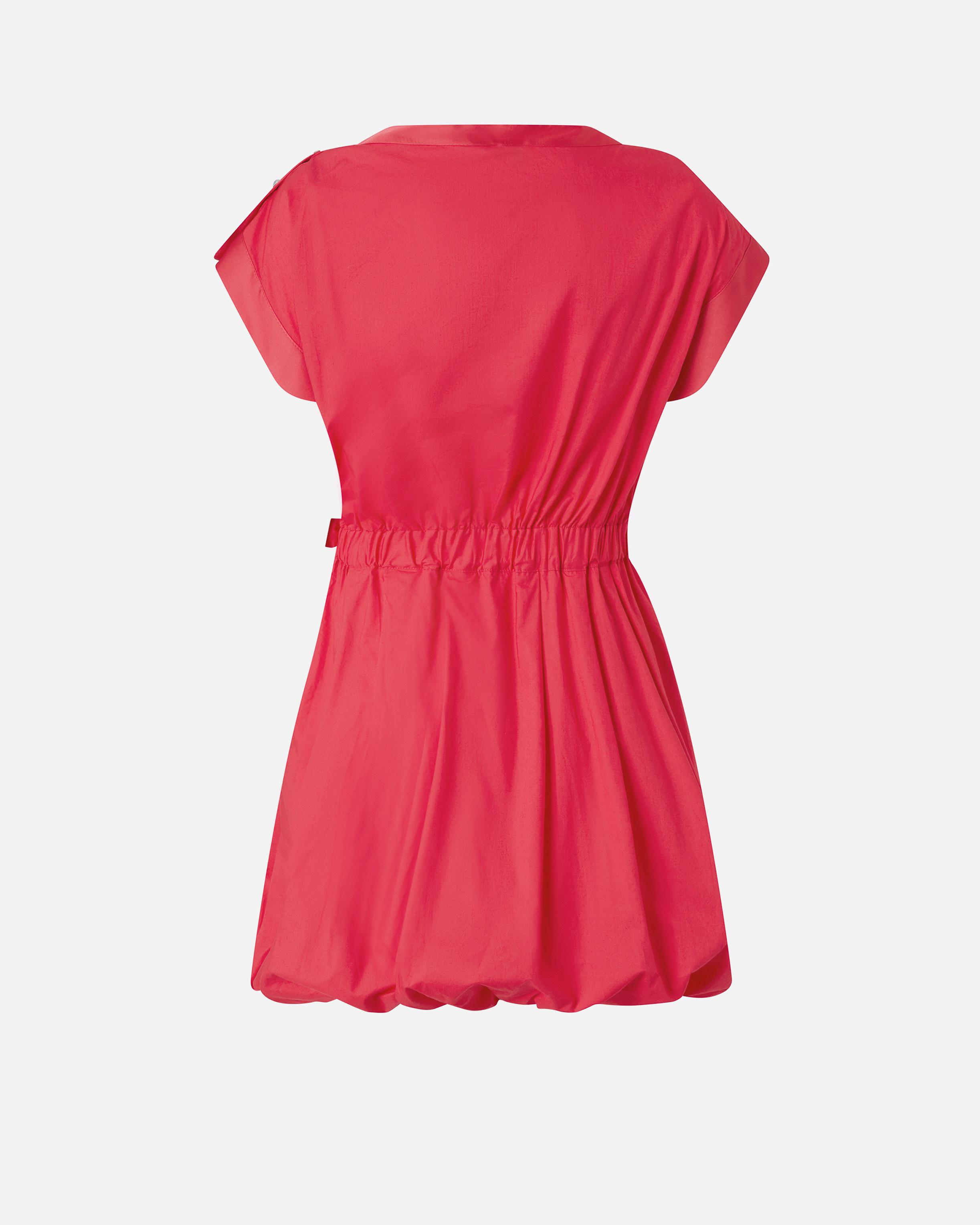 ワンピース Pinko POPLIN DRESS WITH CROSS Pinko Poplin Dress With Crossover Detail in Red | Lyst