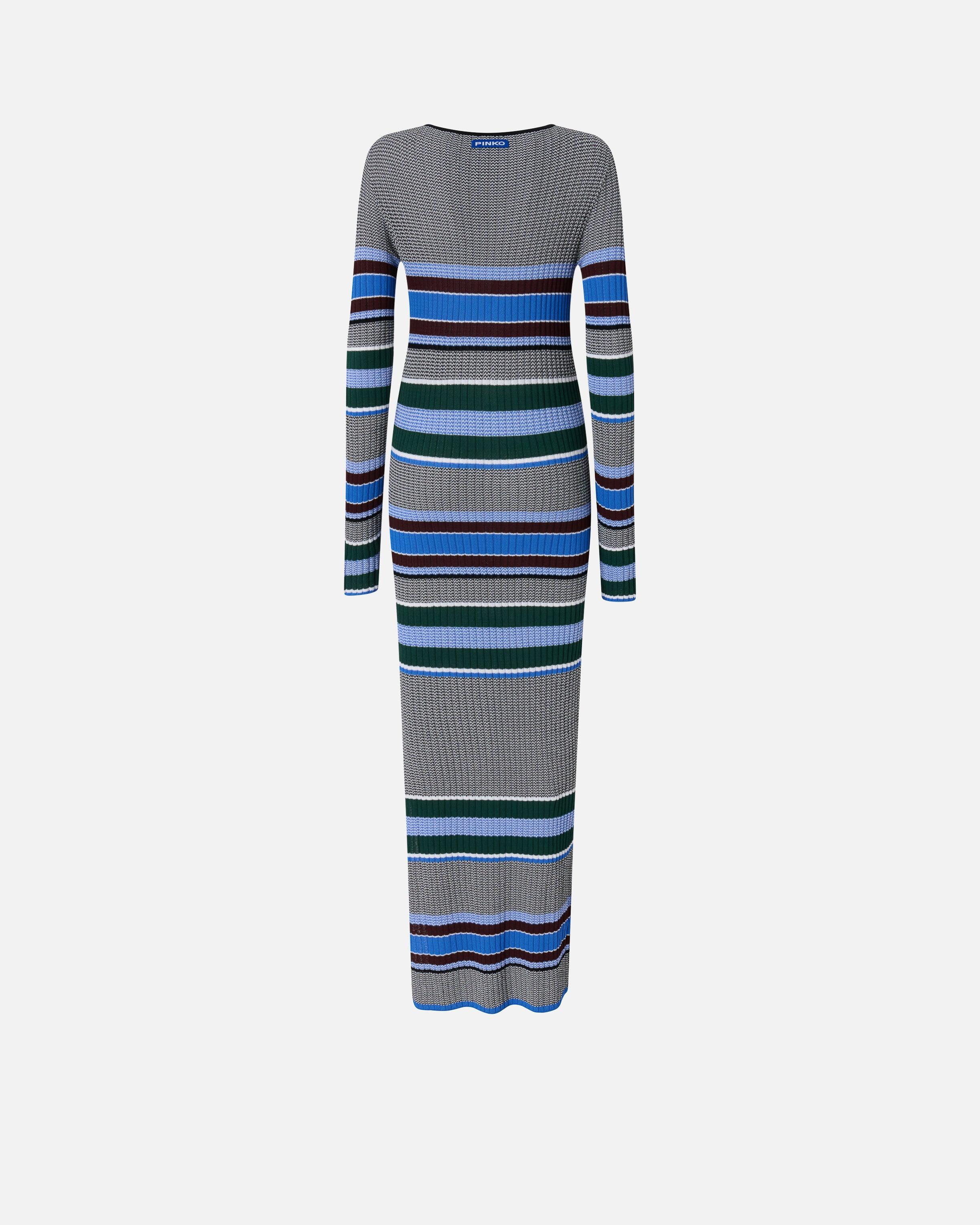 pinko knitted dress PINKO High Neck Knitted Midi Dress