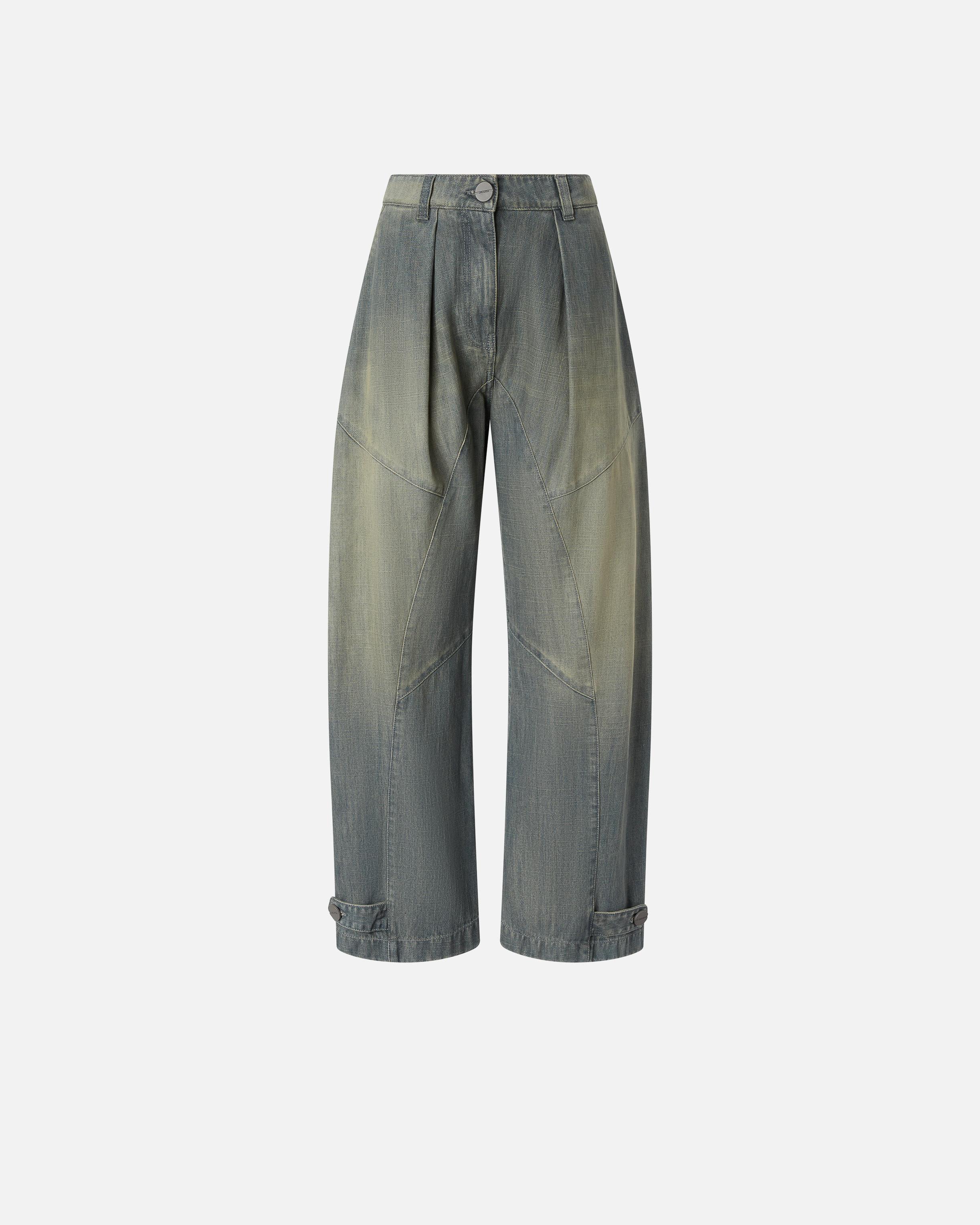 パンツ P-Glinder Faded-effect Cotton Trousers ピー-Glinder Faded