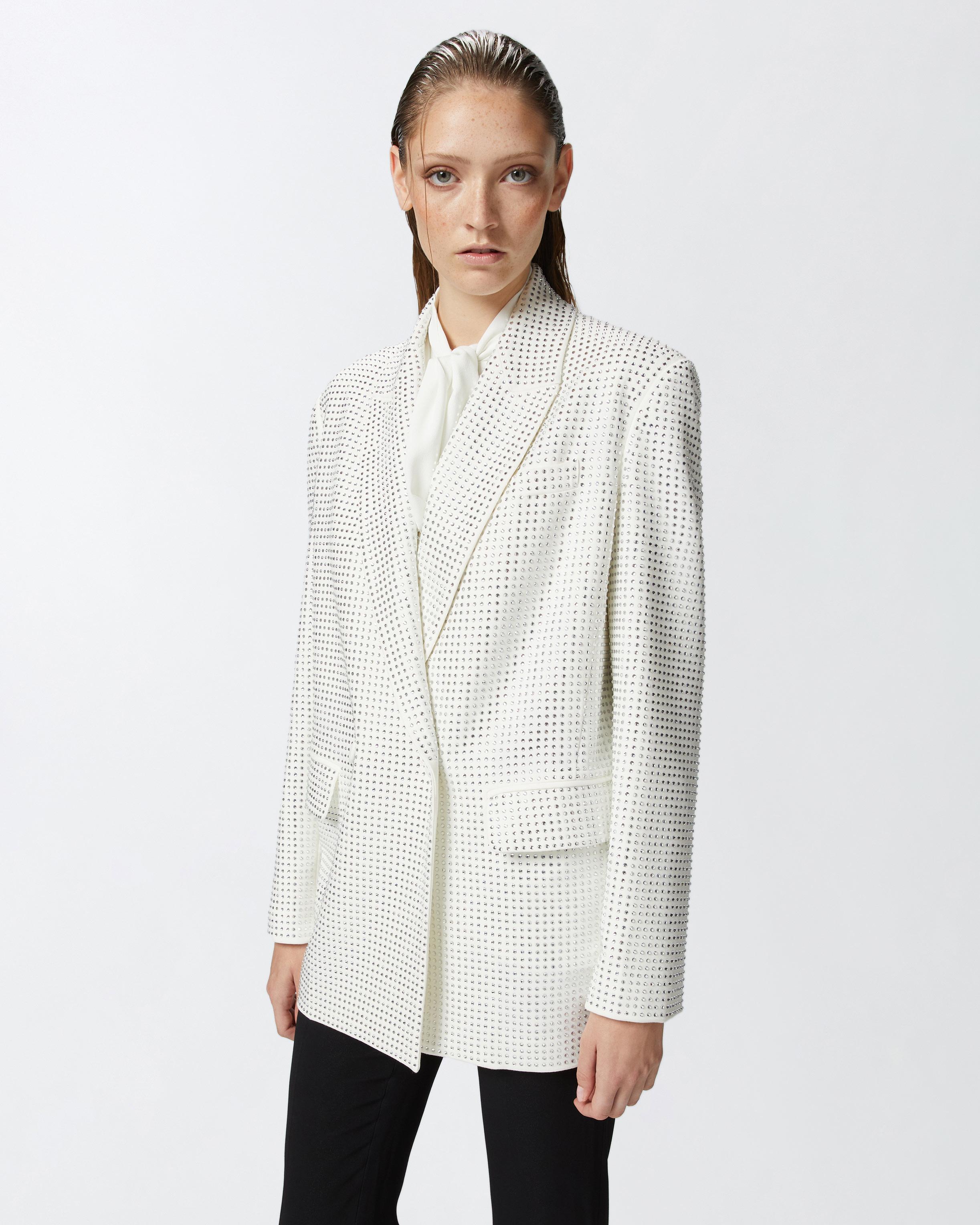 アウターその他 PINKO Woman Blazer White 104818A0IM Z07 PINKO Equilibrato Blazer | White | FARFETCH