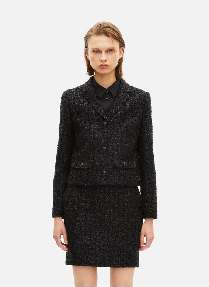 Veste The Kooples Femme Noire - Taille 38 - Style Trench - Occasion Très Bon état