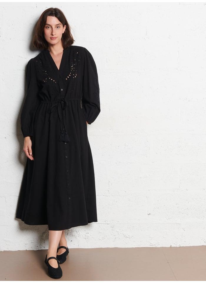 Robe Longue Maison 123 En Laine De Yack Beige - Taille S/36, Occasion Très Bon état