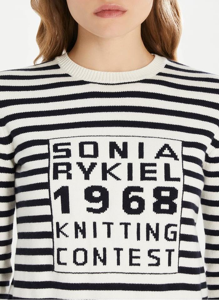 Pull En Laine Sonia Rykiel Gris - Taille M, Occasion Très Bon état