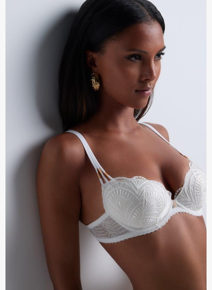 Ensemble Lingerie Aubade/Simone Pérèle - Soutien-gorge Bandeau 85B - Rouge - Occasion Très Bon état
