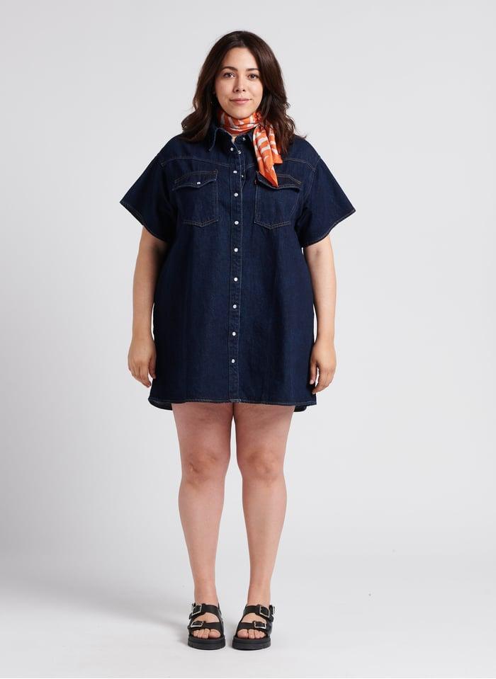 Capelstore T Shirt Levis Grande Taille Robe Chemise Robe Tee Shirt