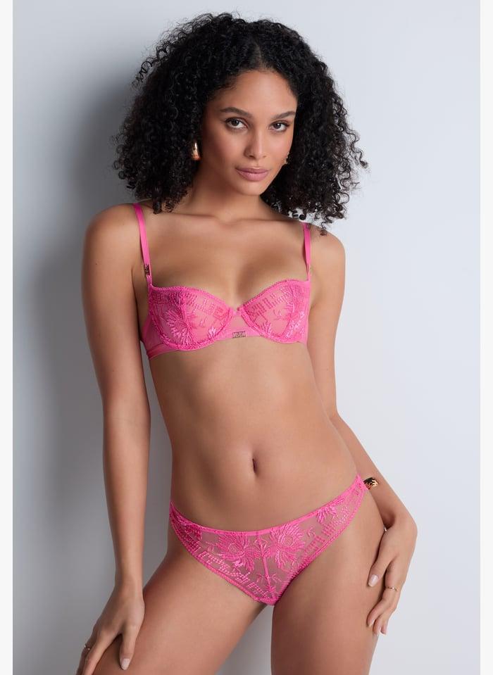 Ensemble Lingerie Femme Aubade/Simone Pérèle - Rouge, Taille 85B, Bandeau, Occasion Très Bon état