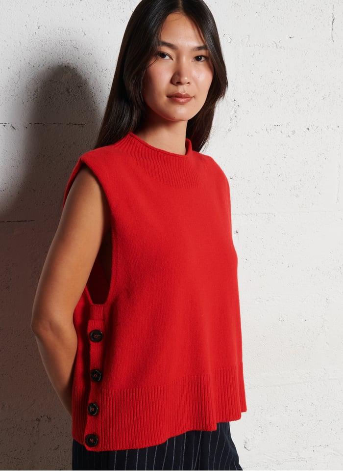 Pull Femme MAISON ANJE Taille L - Laine Et Soie Rose Poudré - Très Bon état
