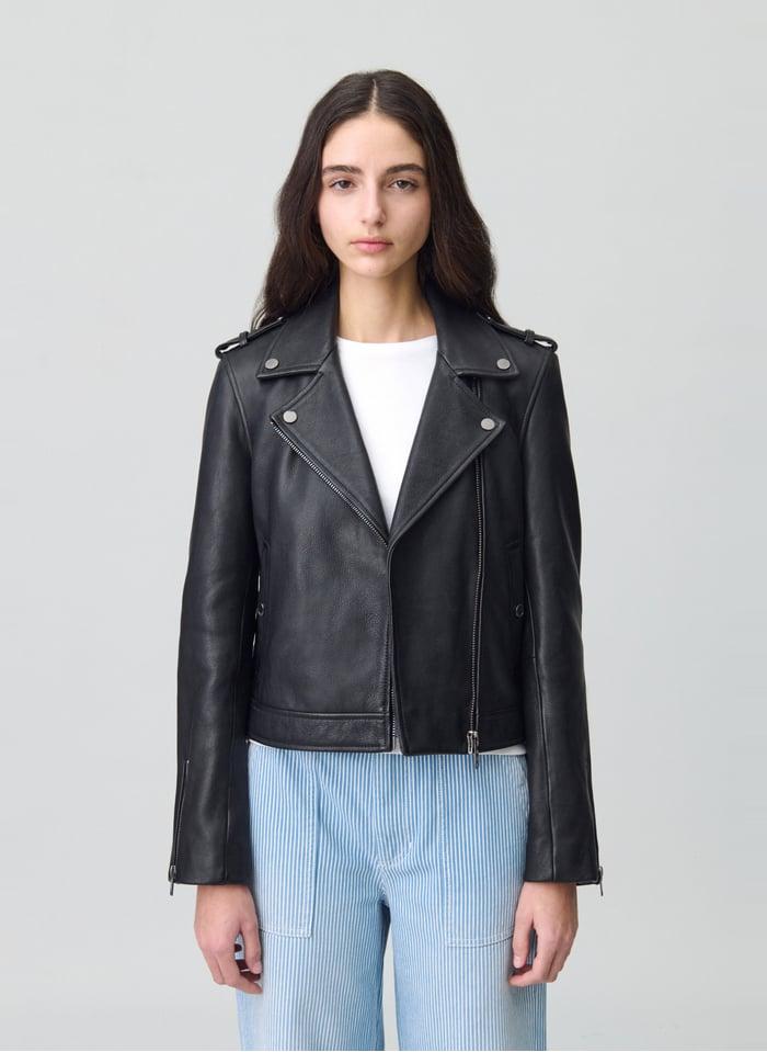 Blousons en cuir Claudie Pierlot femme à partir de 170 € Lyst