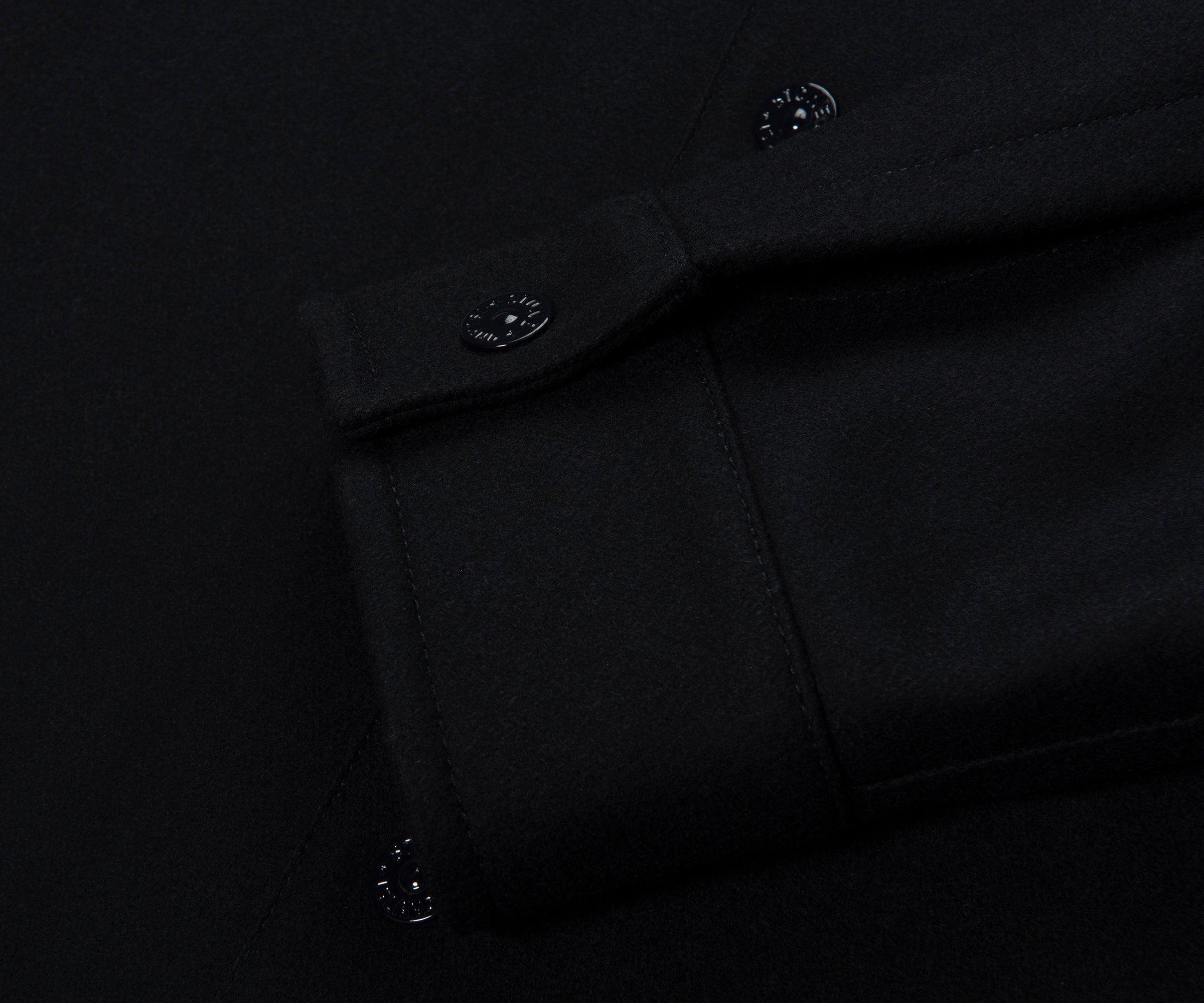 Stone Island Ghost Fleece Overshirt in Black for Men Lyst UK