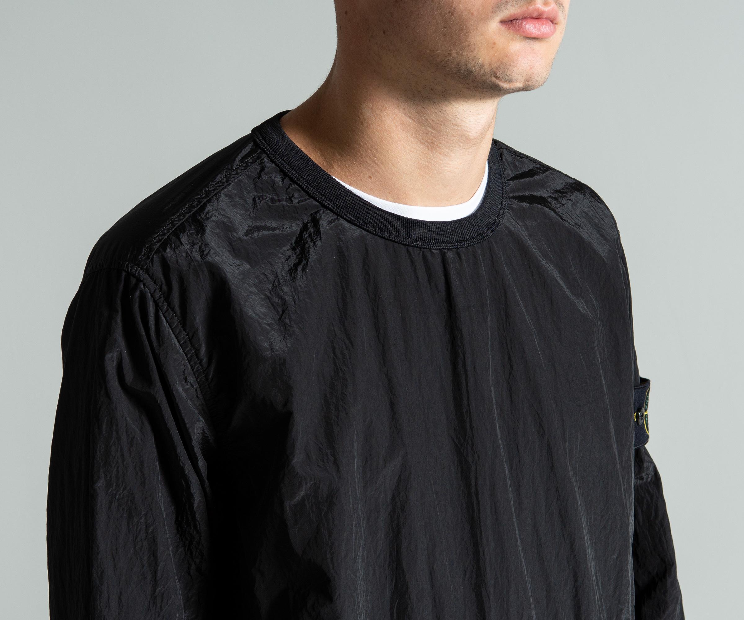 Stone Island Synthetic Nylon Metal Sweatshirt Black for Men - Lyst