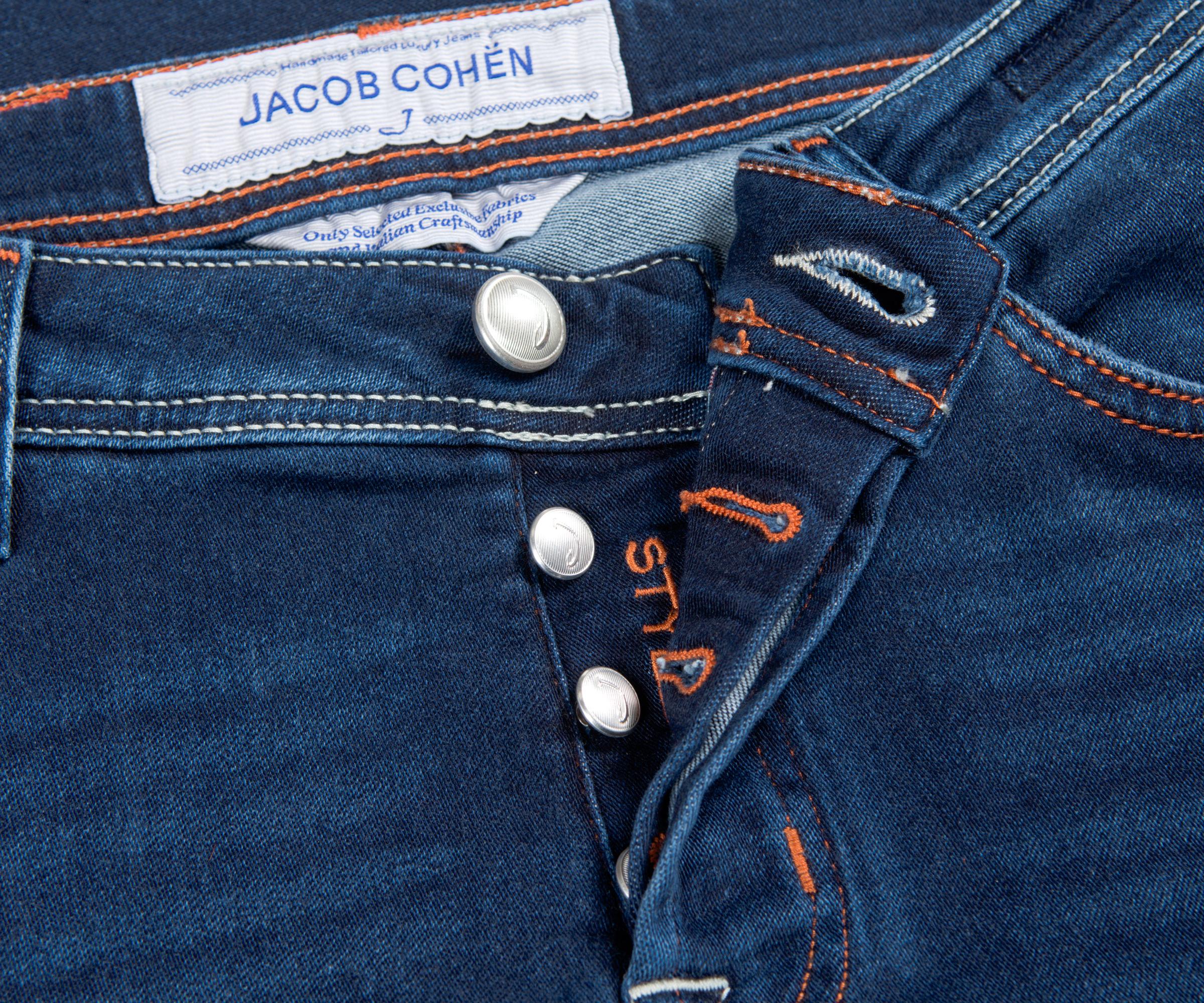 Jacob Cohen Denim J622 Orange Stitch 
