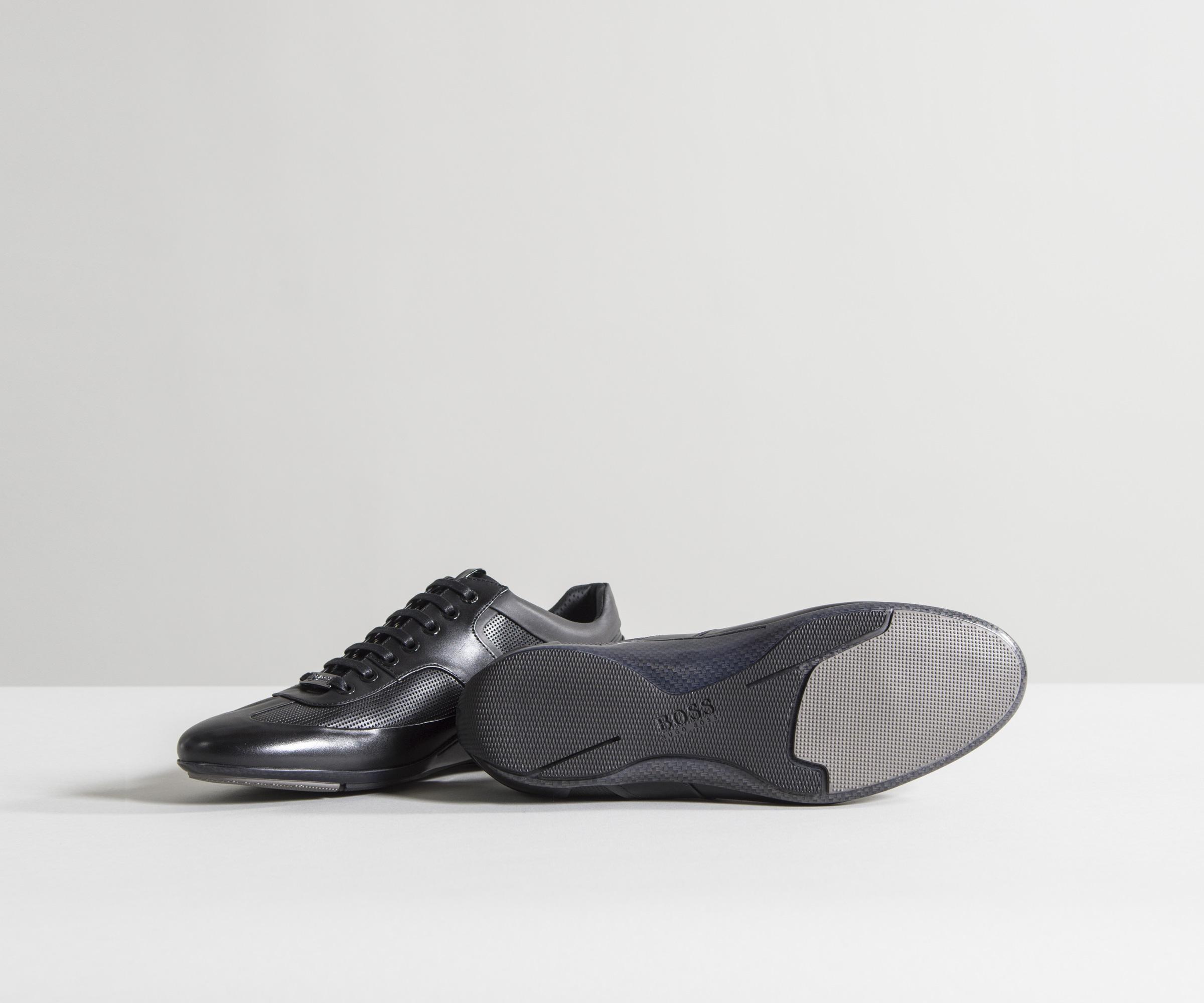 BOSS by HUGO BOSS Leather 'sporty_lowp' Mercedes-benz Trainers Black for  Men - Lyst