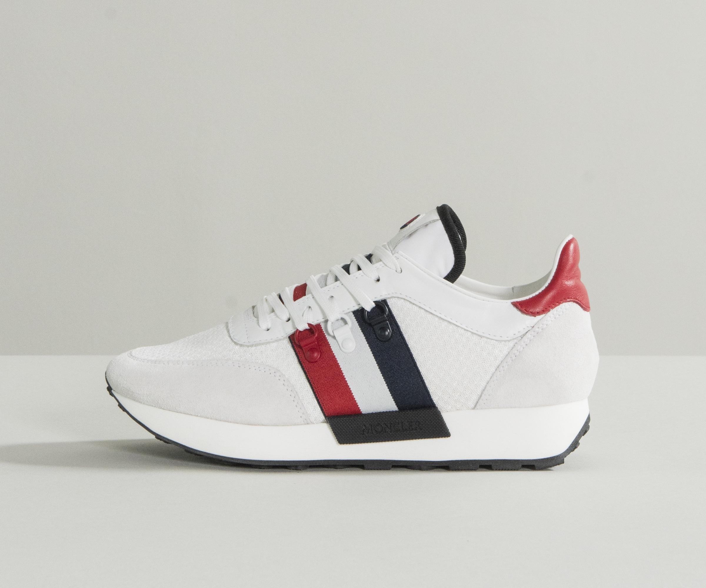 moncler white trainers