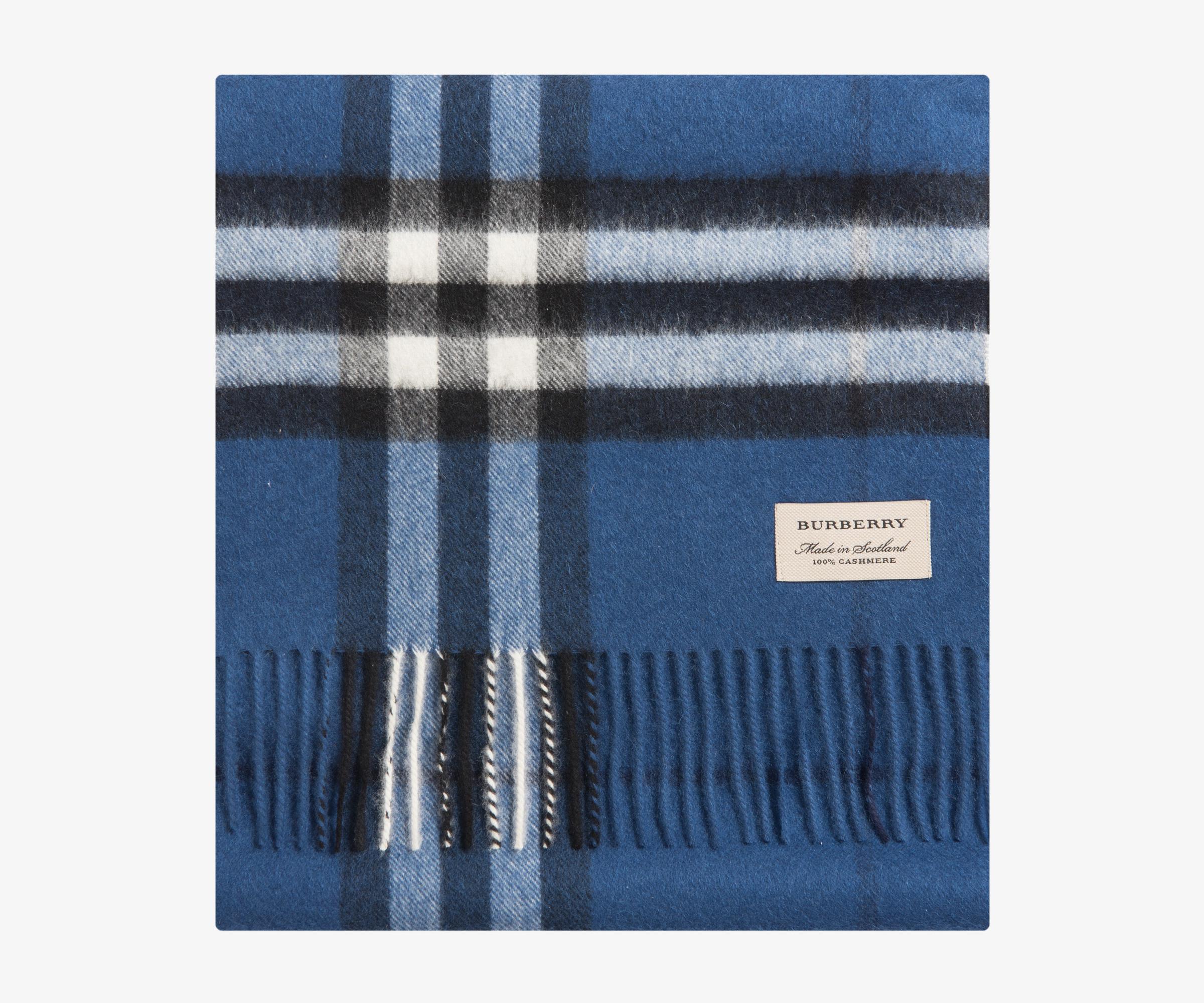 giant icon check cashmere scarf burberry